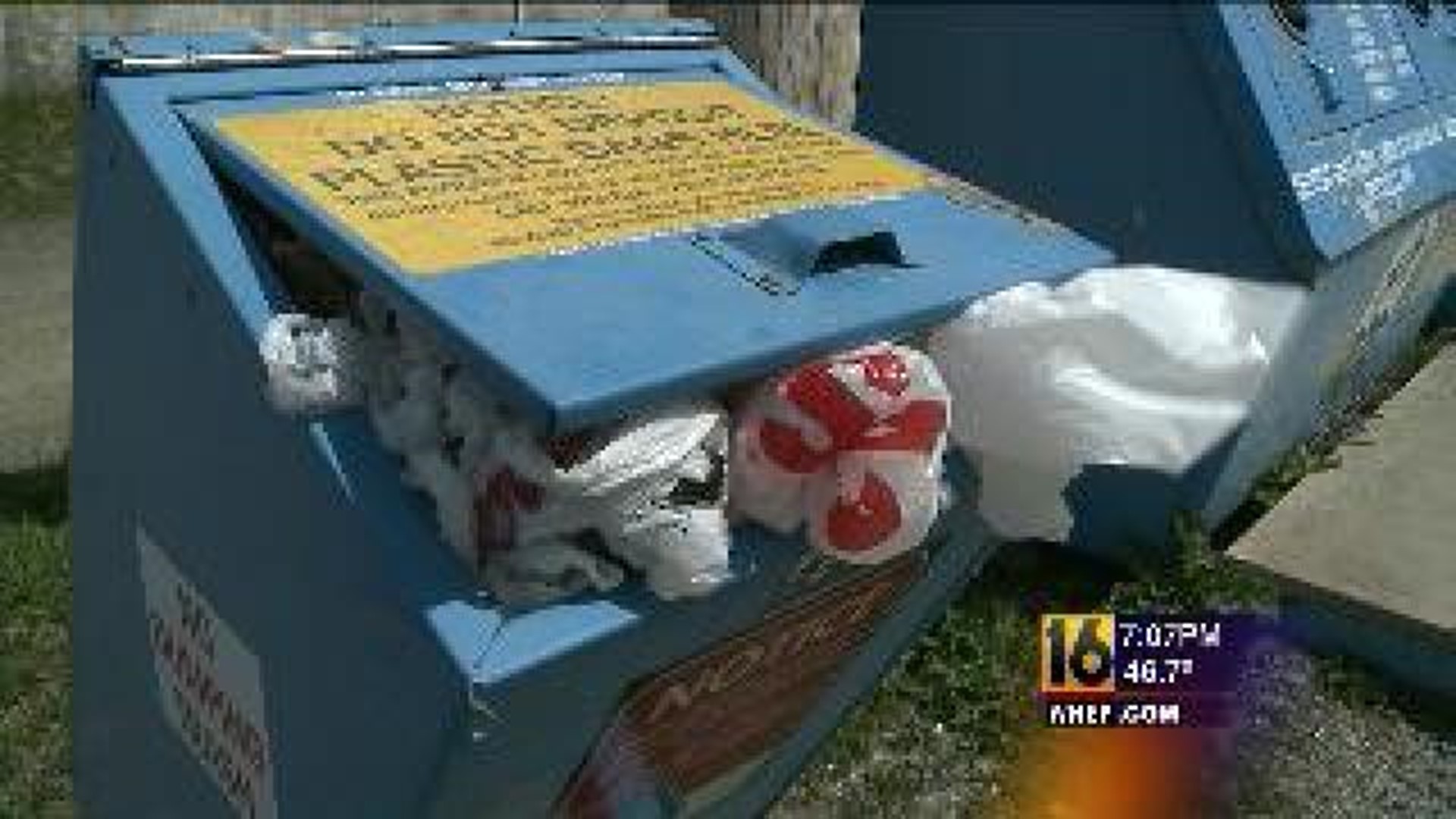 Recyclables Piling Up in Hometown
