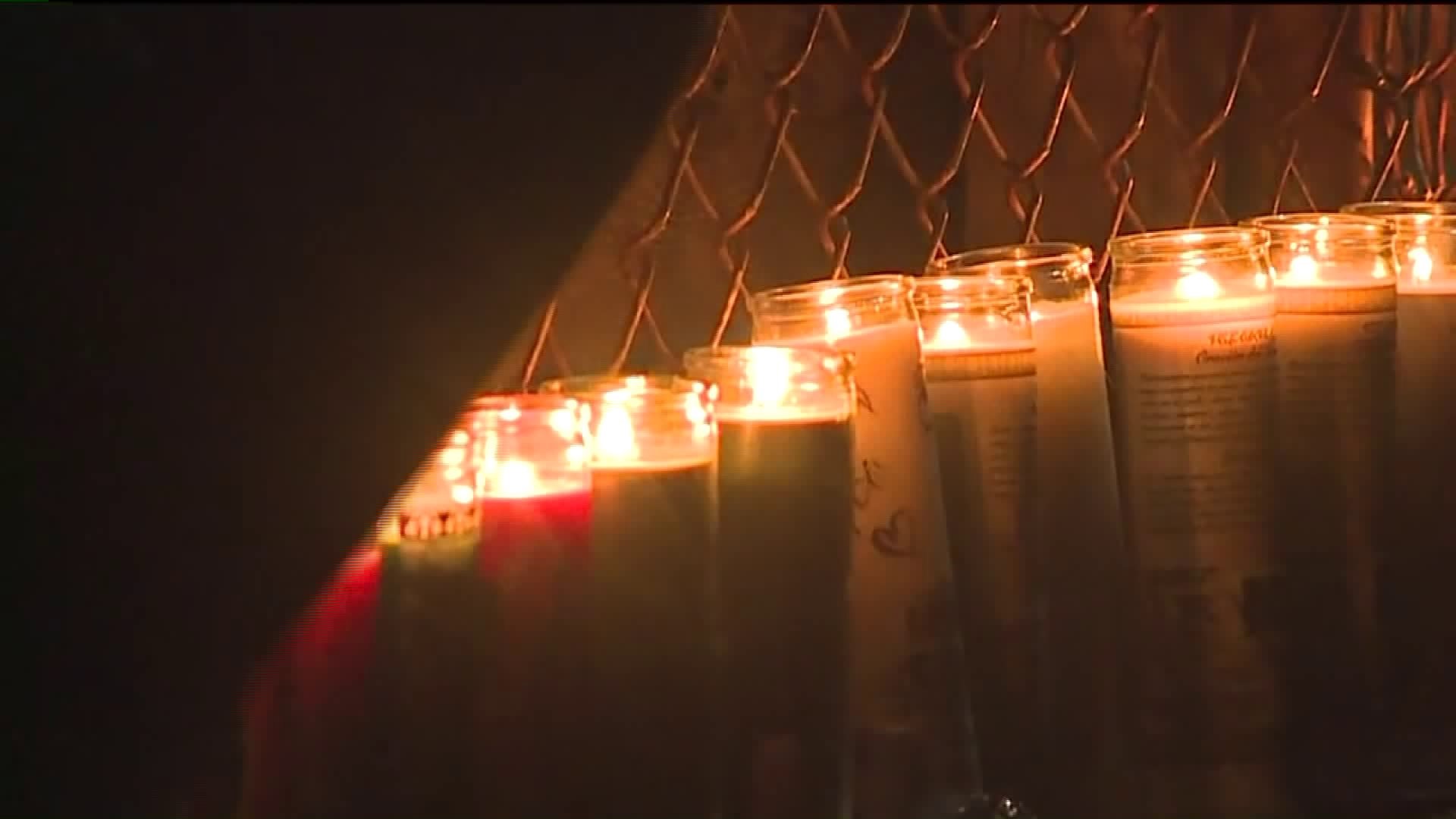 Vigil for Shooting Victim in Hazleton