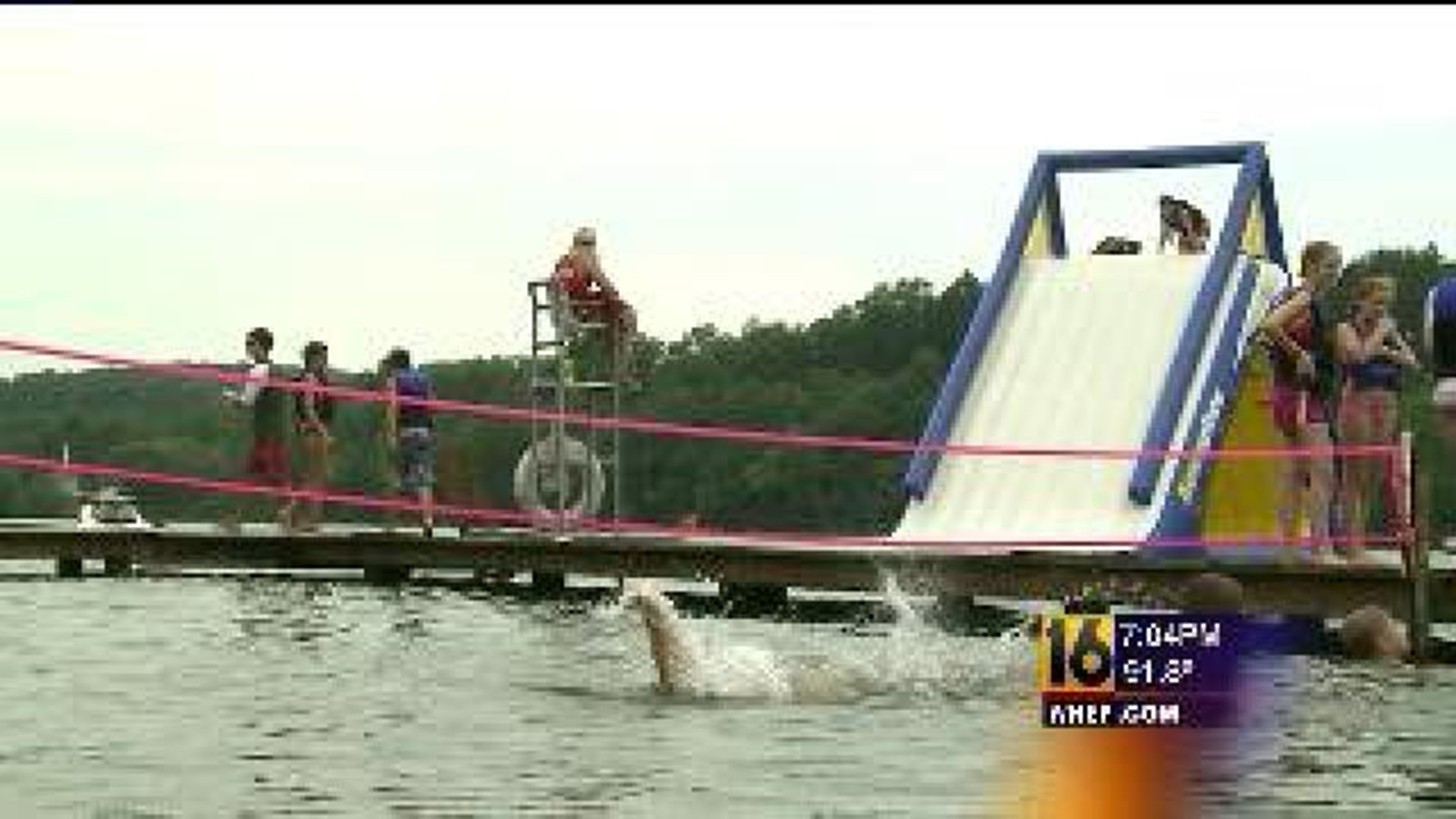 Poconos Camp Beats Heat in Water