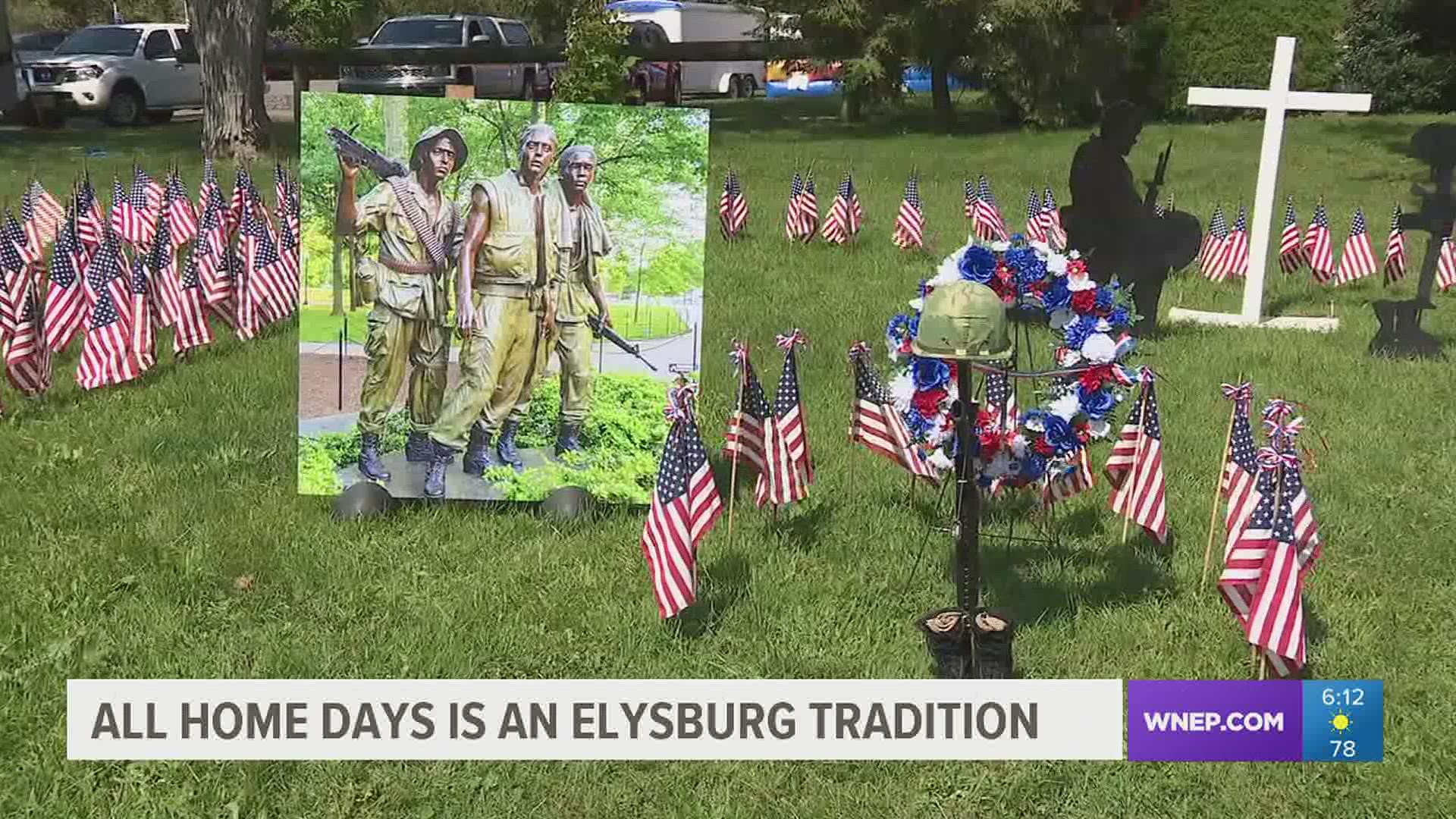 When many people have the day off from work, some people in the Elysburg area came to an event that honors our veterans.