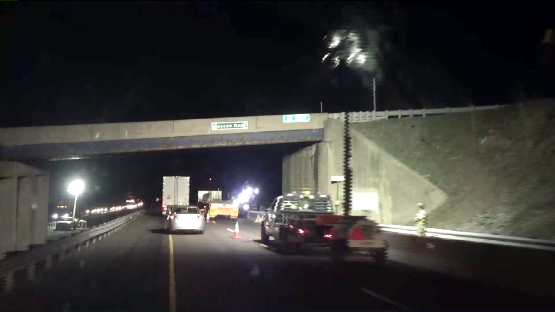 Bridge Work Slows Traffic on I-81 in Luzerne County