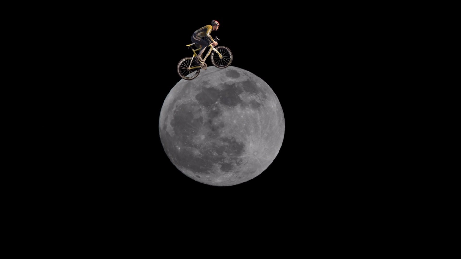 Wham Cam: How Long Will It Take Joe to Bike to the Moon?