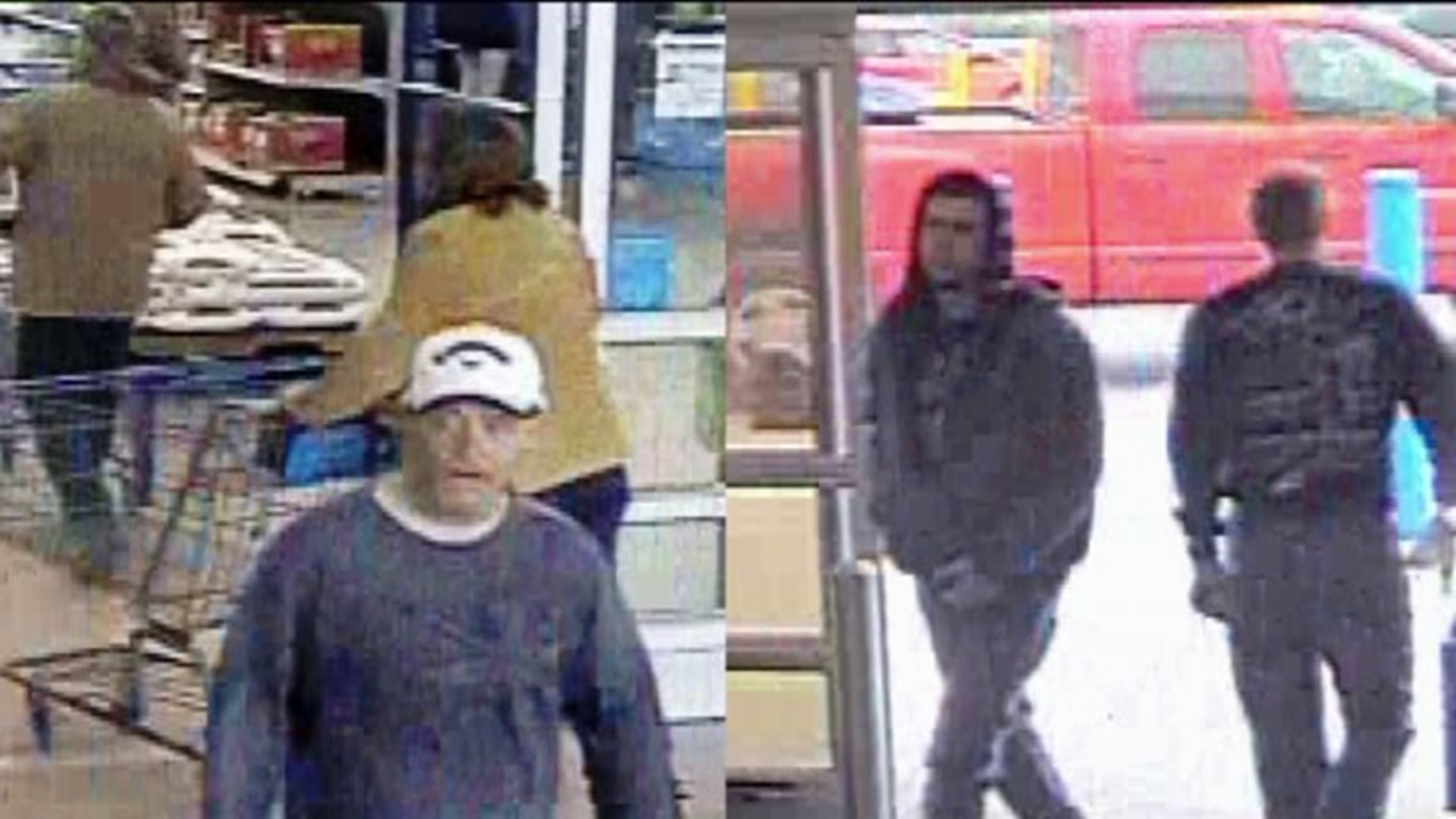 Security Photos From Suspected Wal-Mart Theft