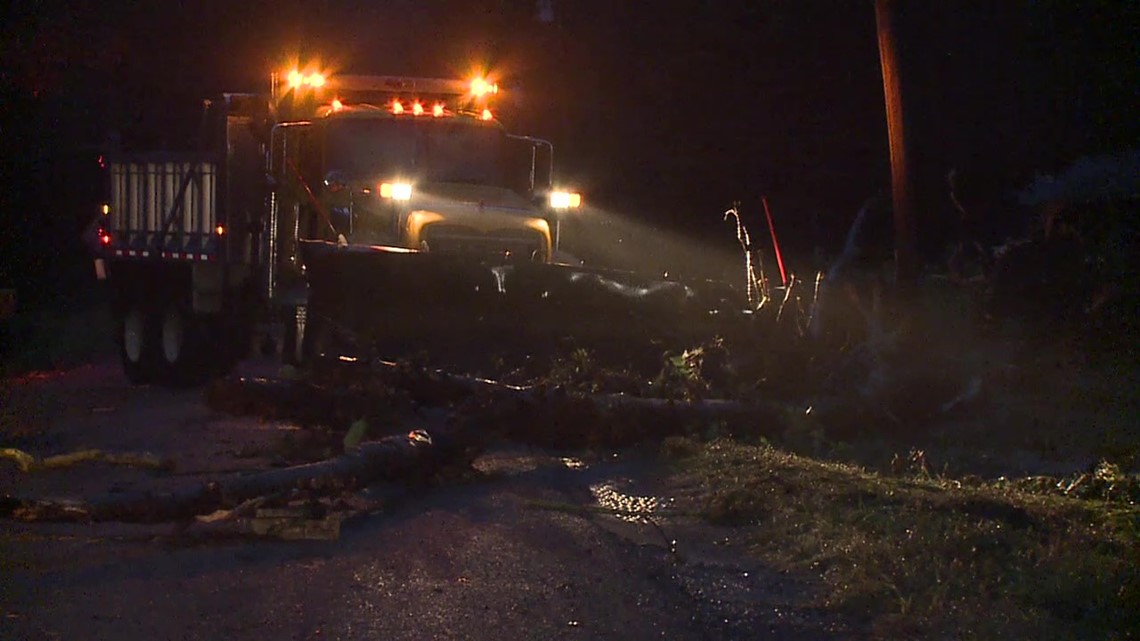 Sonestown Flash Flooding Downs Trees And Closes Road | Wnep.com