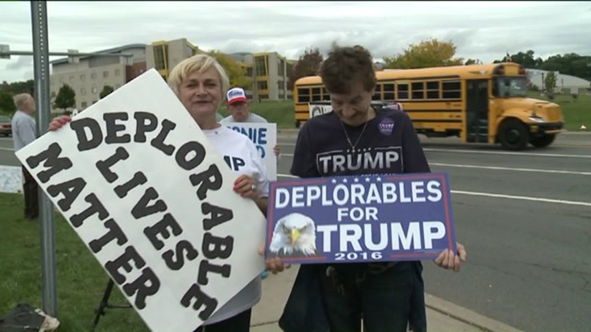 Trump Supporters Gather in Scranton