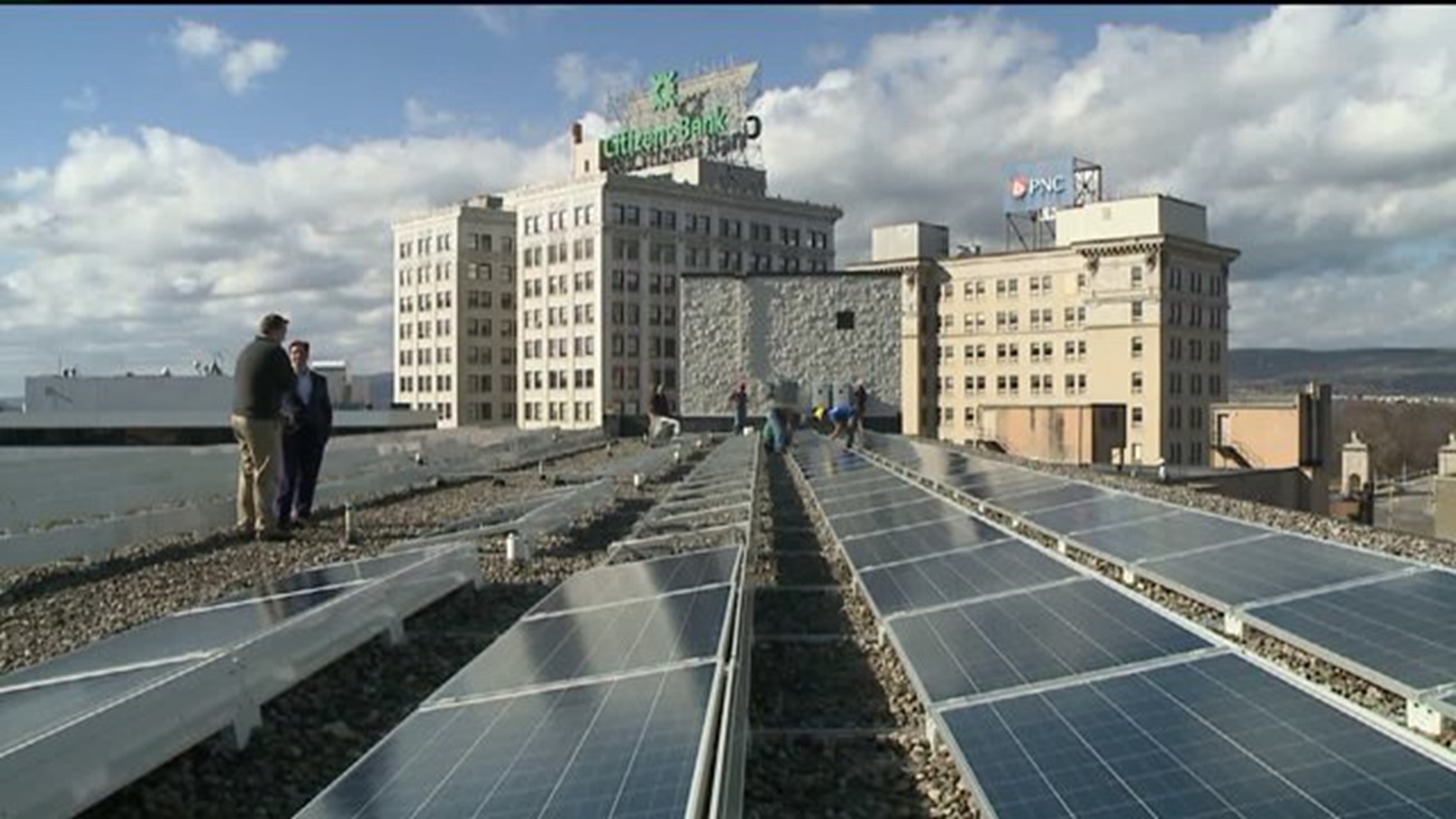 Power To Save: Solar Panels Powering Part Of King`s College