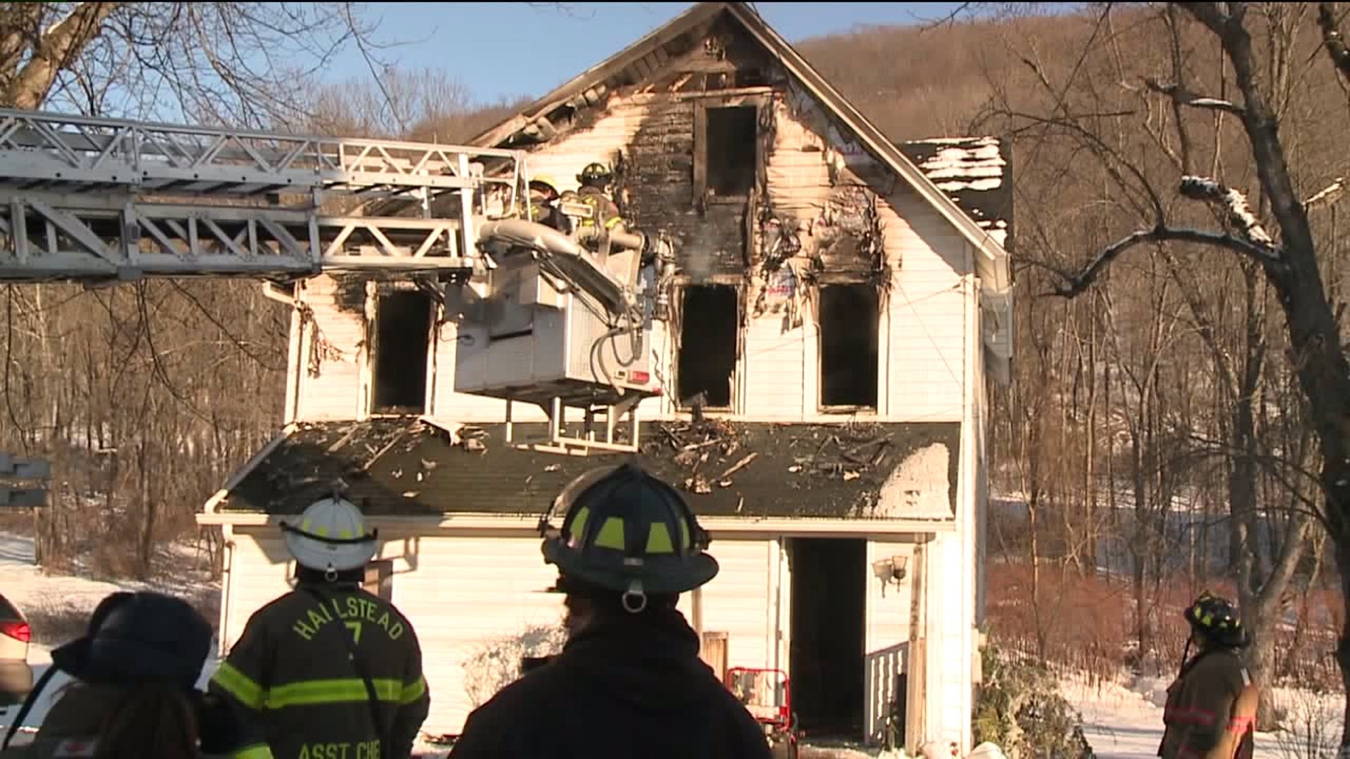 Fire Ravages Home in Susquehanna County
