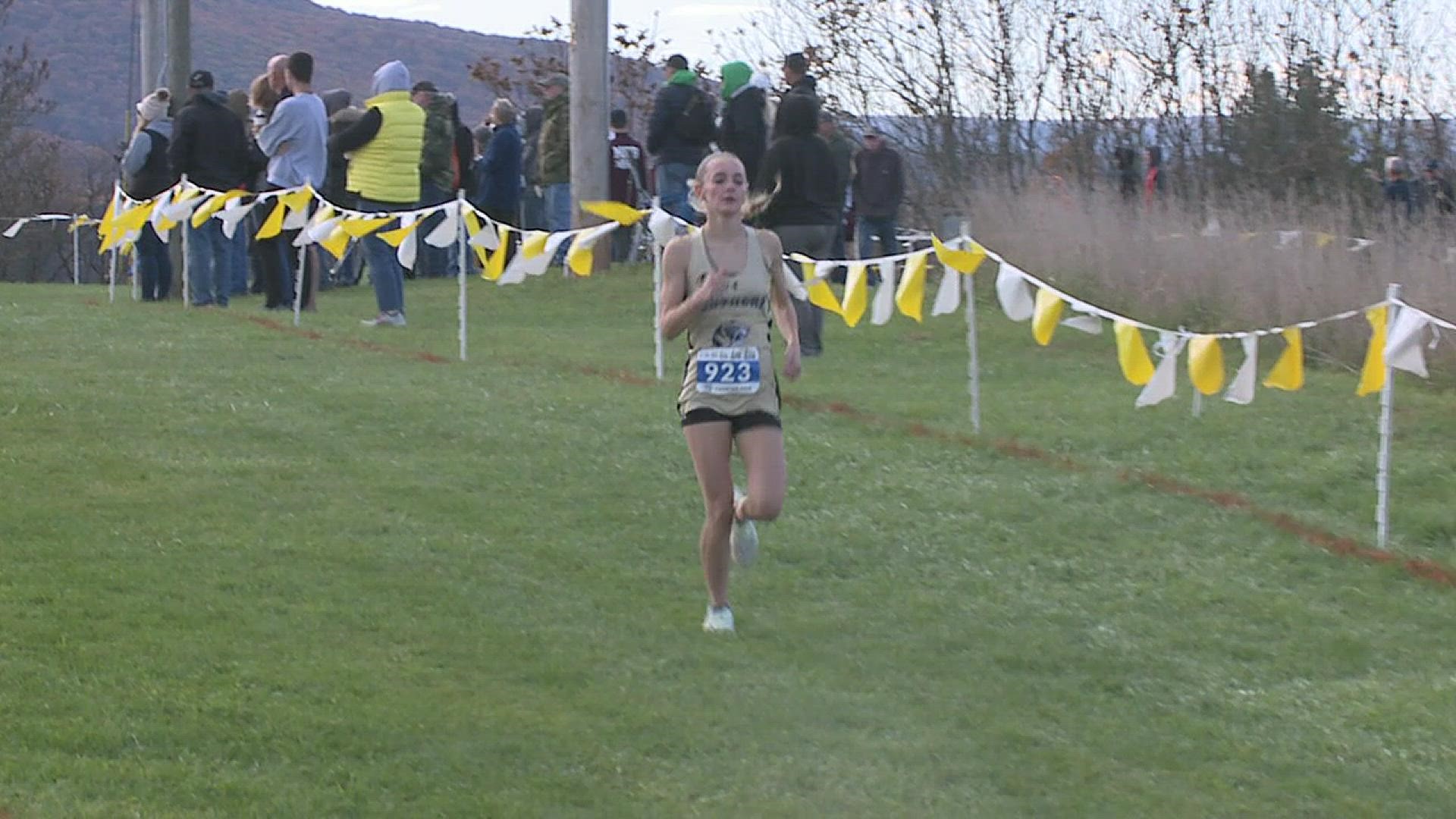 Moncavage and Espinosa earn the victories in the girl's races at Bloomsburg University
