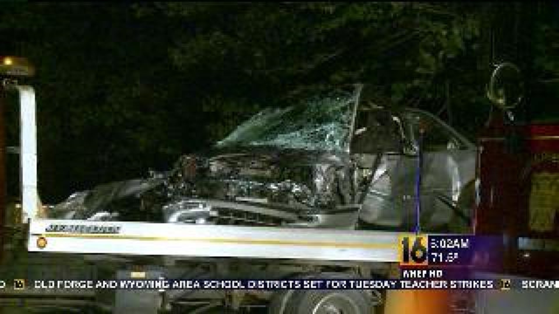 Four Hurt in Wreck