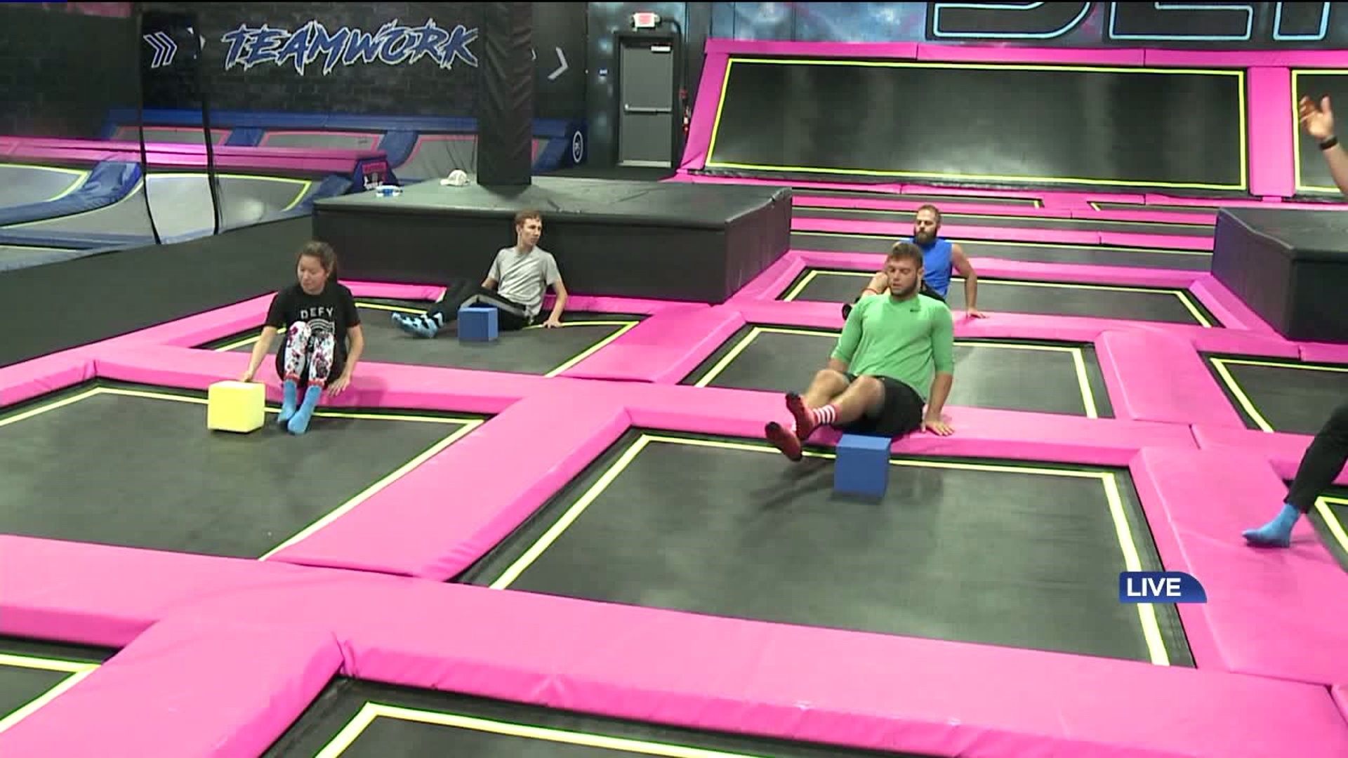 Bounce Away the Pounds: New Workout Hits Scranton Area Trampoline Park
