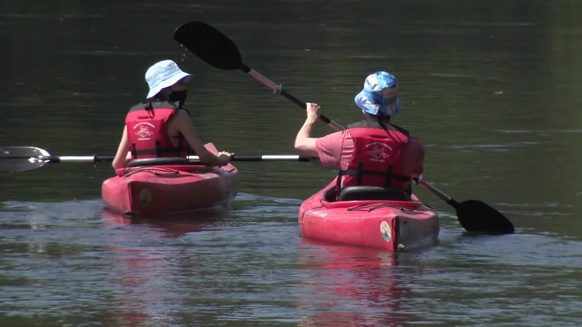 The nice weather means big business for canoe and rafting companies, especially in the Poconos.