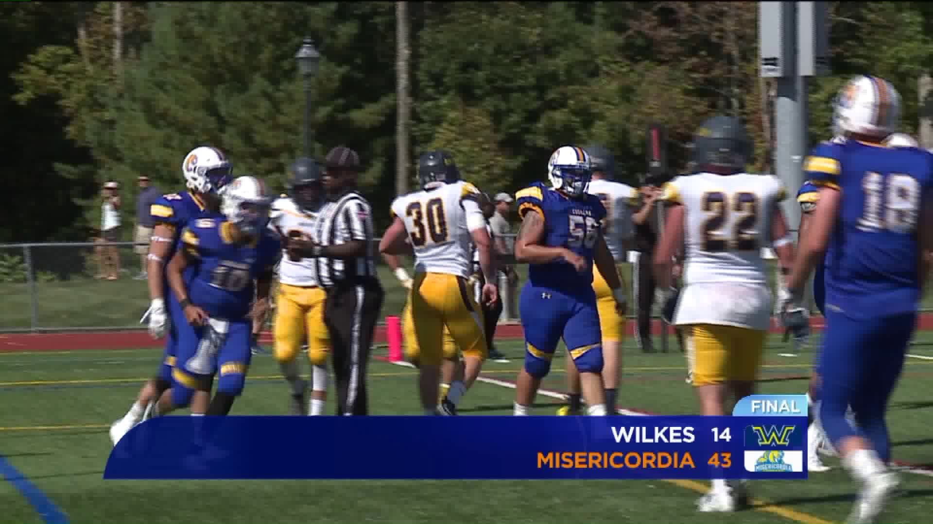 Misericordia Tops Wilkes 43-14