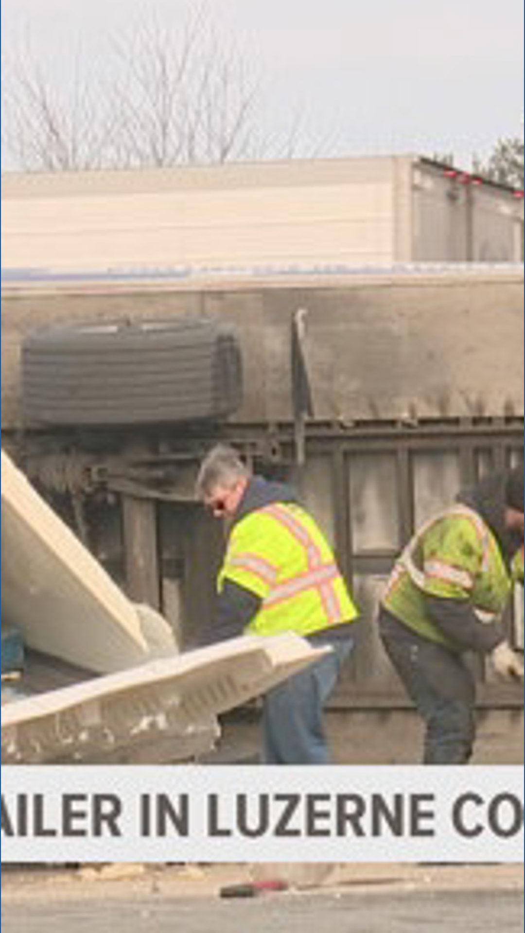 Train strikes tractor-trailer hauling butter in Luzerne County | wnep.com