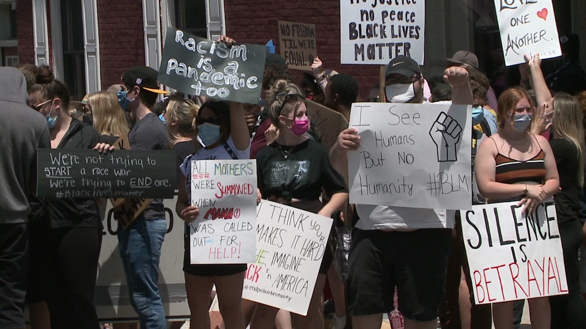 Protests continued in Union County where people voiced injustices about equality and police brutality.