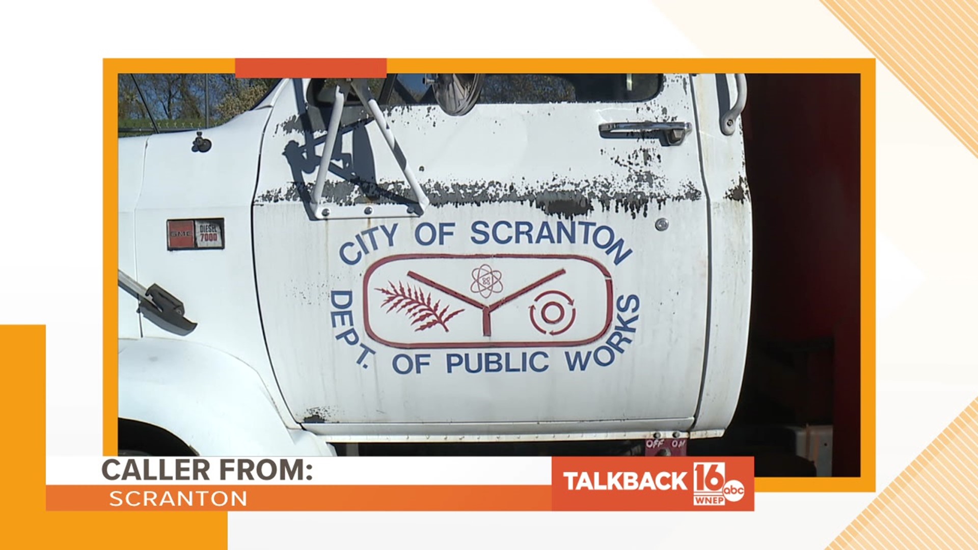 A caller from Scranton says if the DPW trucks are sold that money should go to repairing streets in the Electric City.