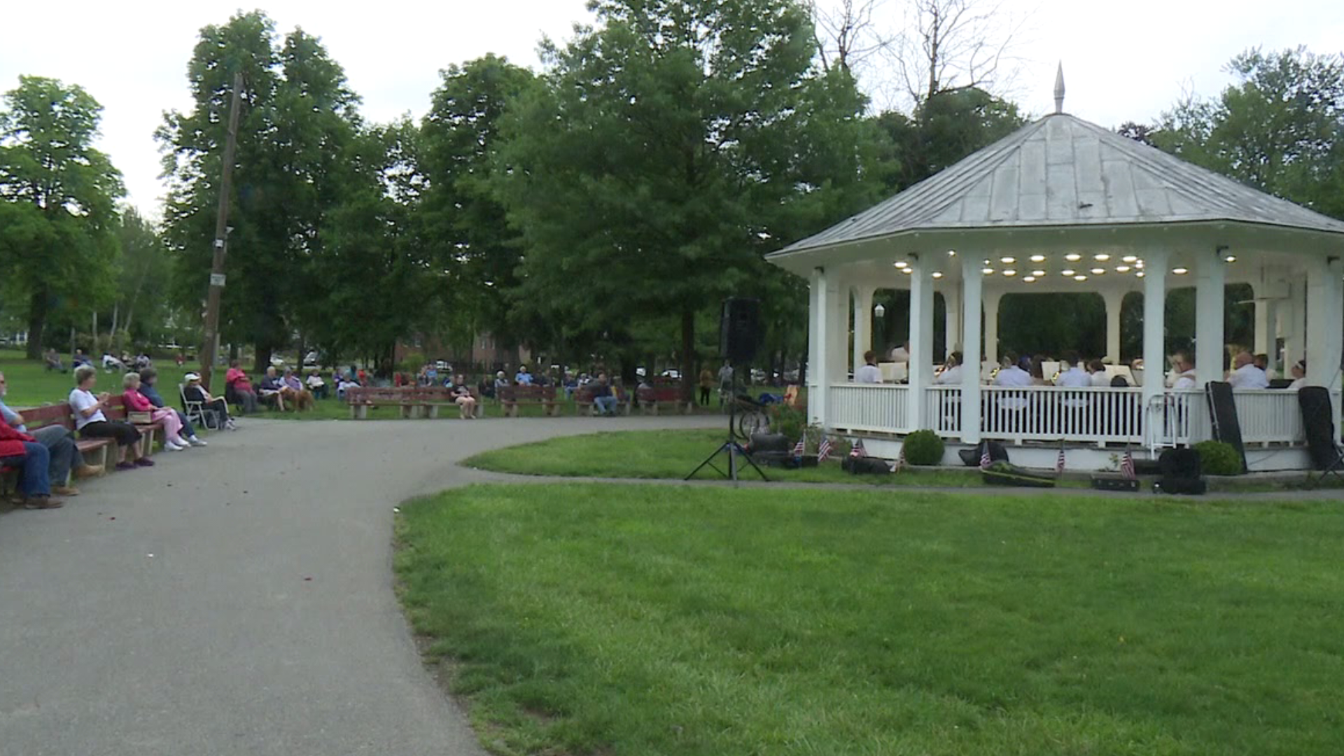 Concerts in the Park will continue every Sunday until the end of August.