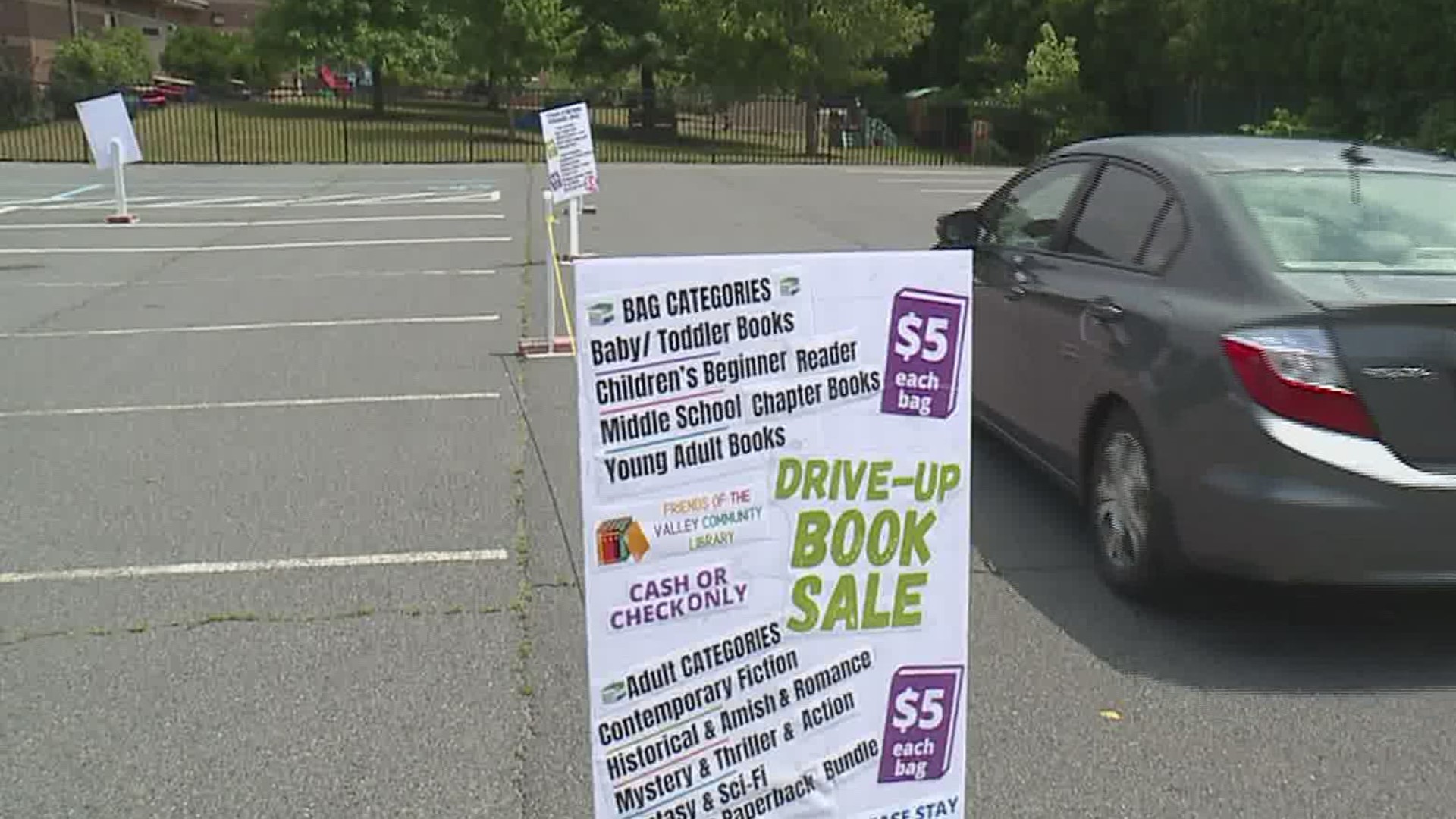 A library in Lackawanna County had to get creative to host their annual book sale this year.