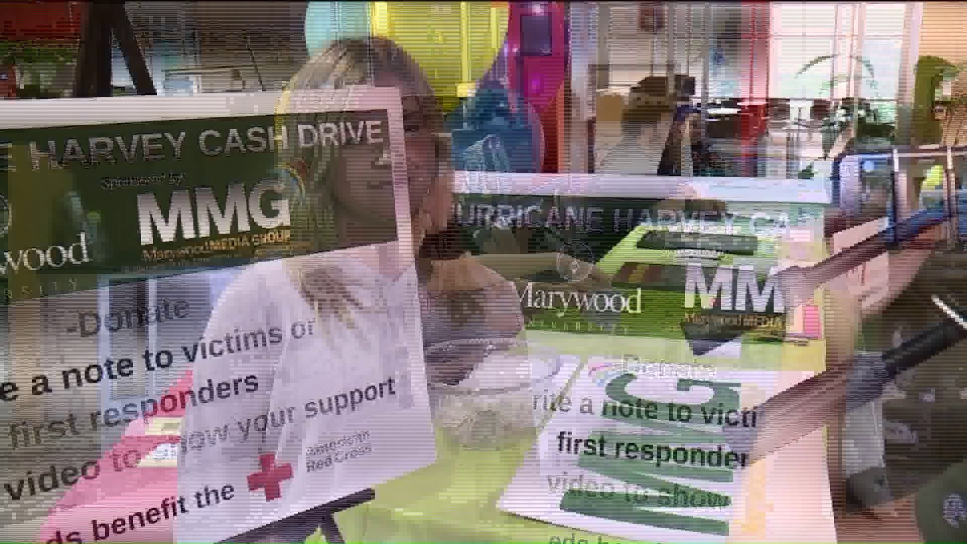 Marywood University Students Hold Fundraising Campaign to Help Those Affected by Hurricane Harvey