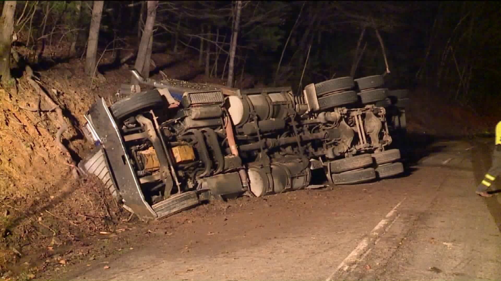 Ramp Back Open after Tractor Trailer Crash in Luzerne County