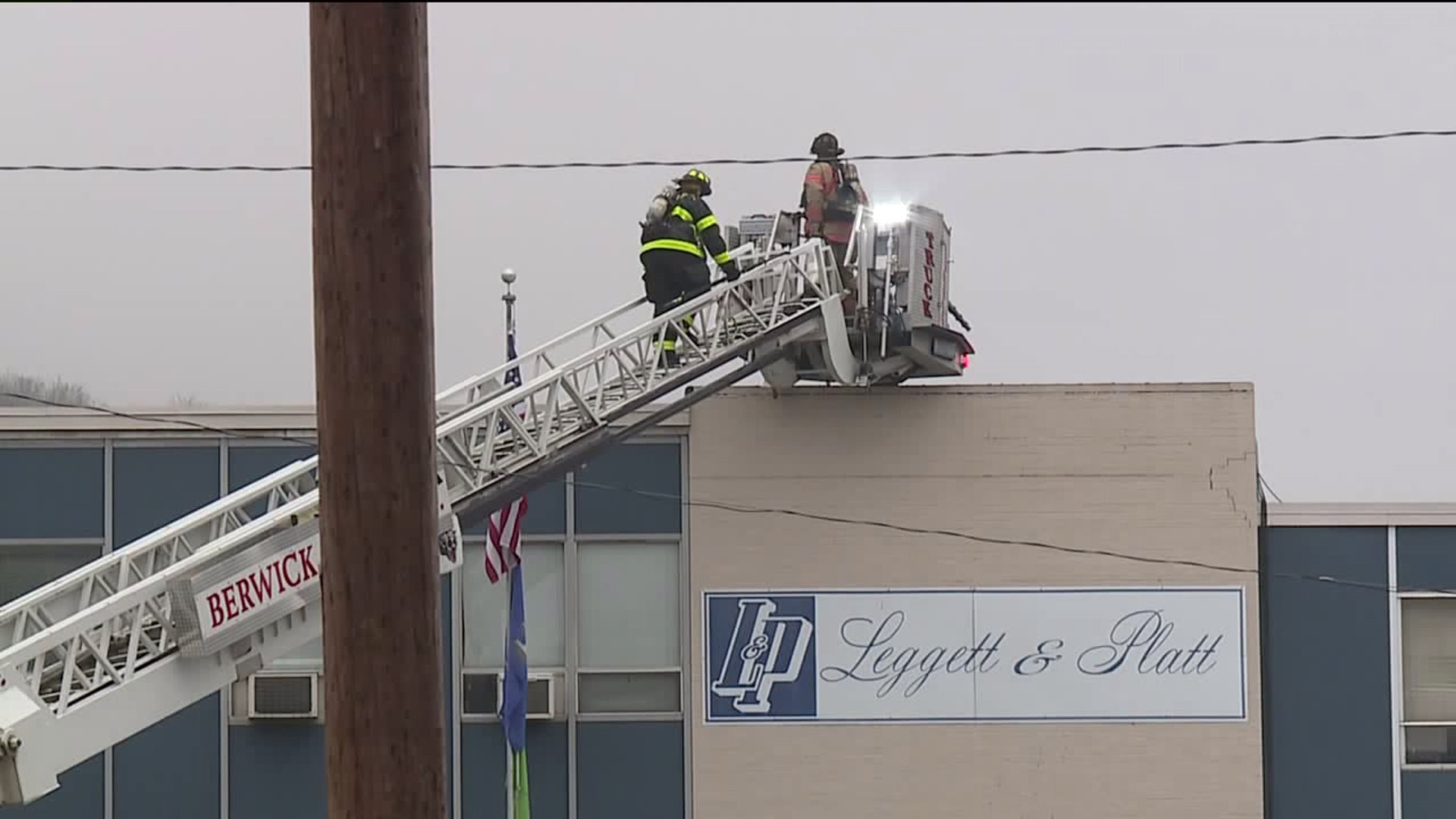 Fire Damages Warehouse in Luzerne County