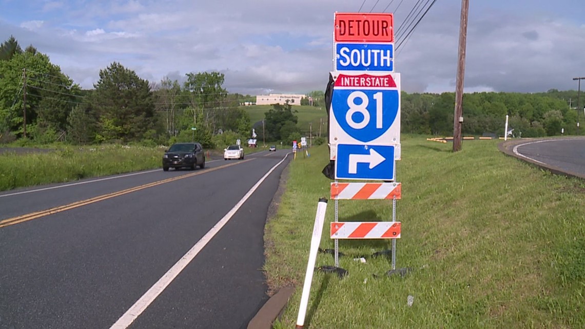UPDATE: Part of Interstate 81 South Back Open After Bridge Work | wnep.com