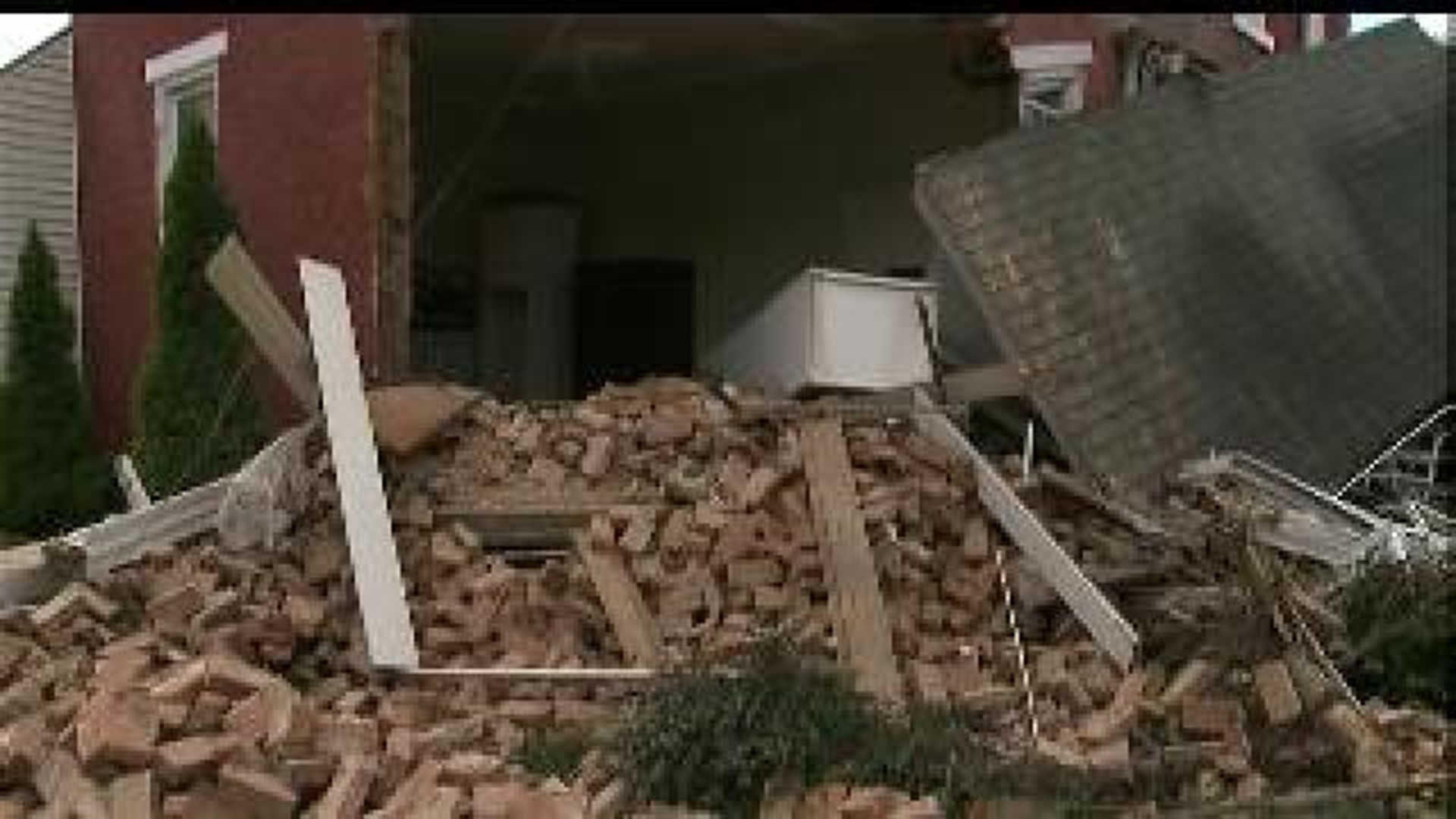 Truck Crashes Into Home