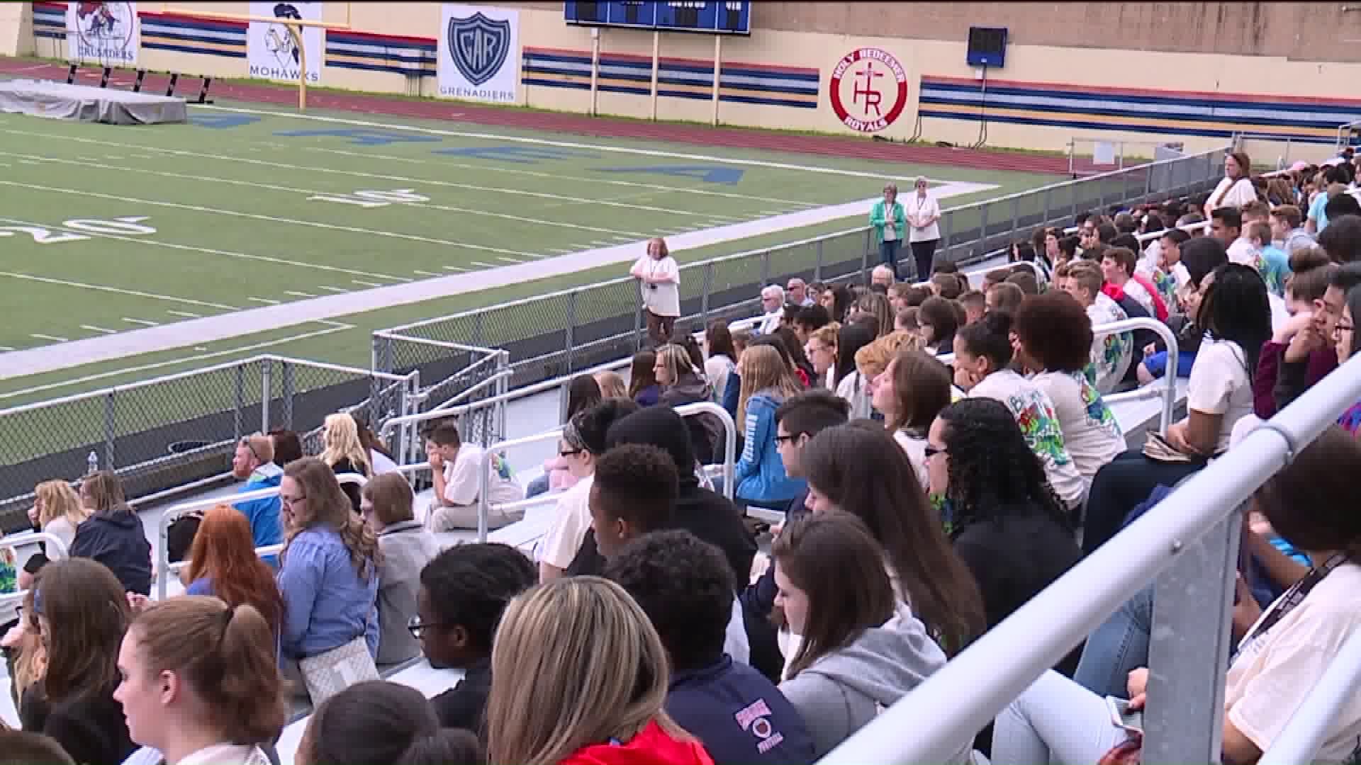 High School Students Receive Important Lesson in Drug and Suicide Awareness
