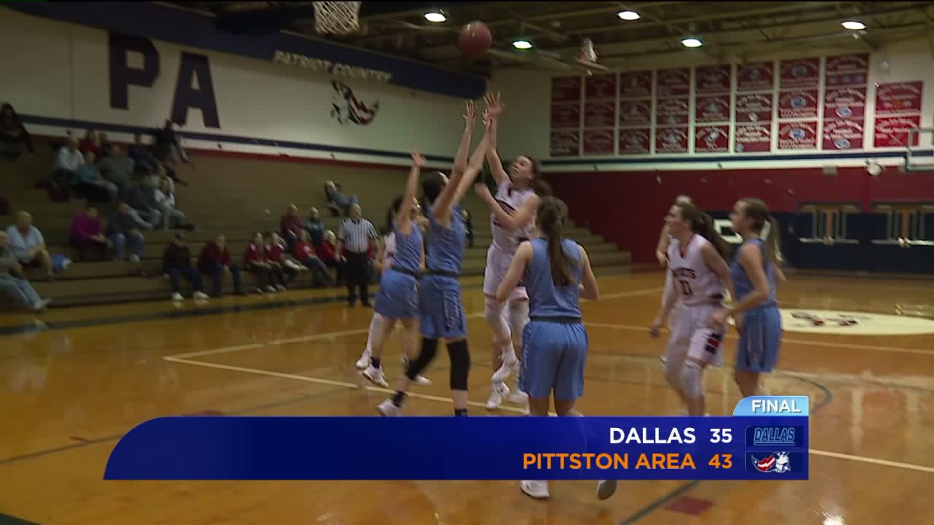 Dallas vs Pittston Area girls basketball