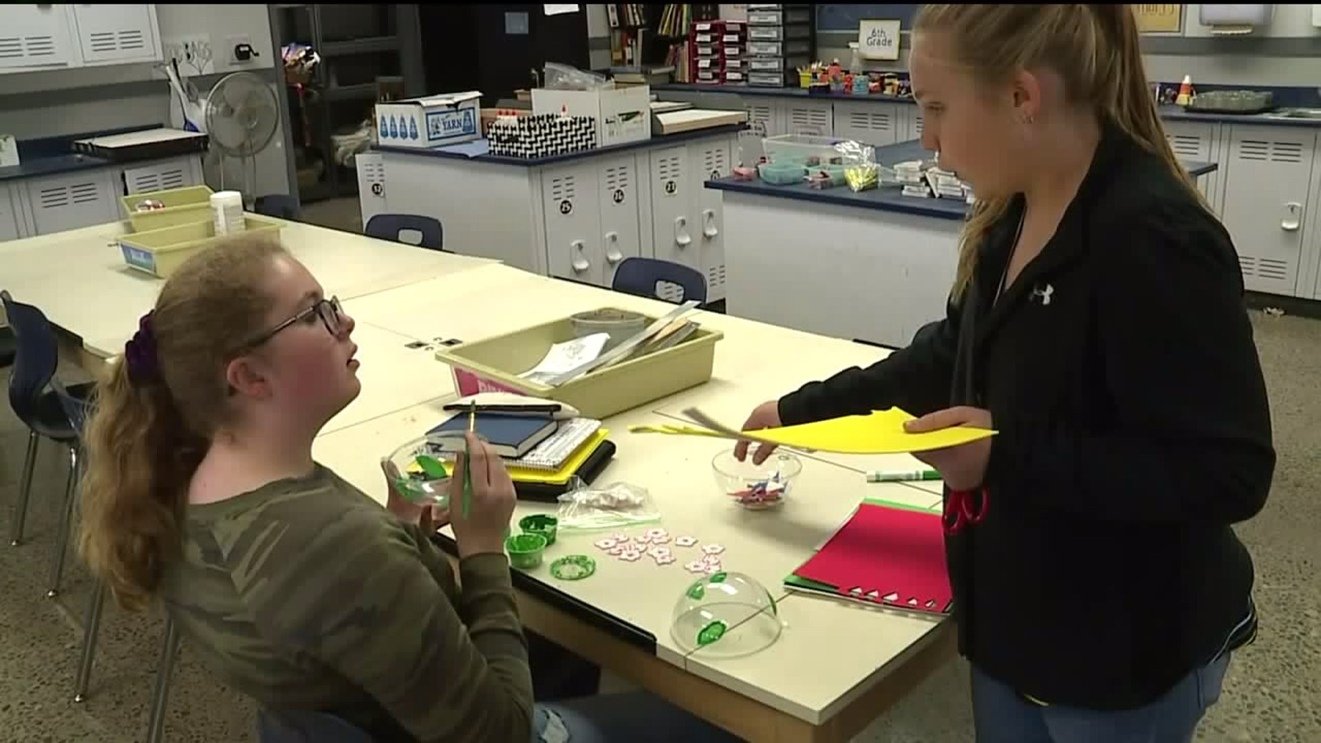 Students Decorate Ornaments for the White House