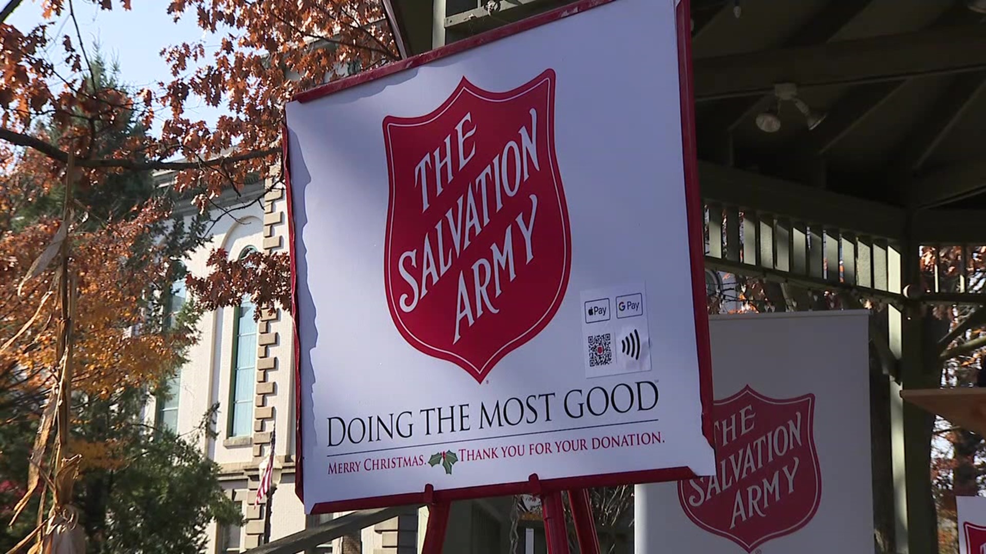 This year, the Salvation Army is encouraging people to donate with Apple Pay or Google Pay.