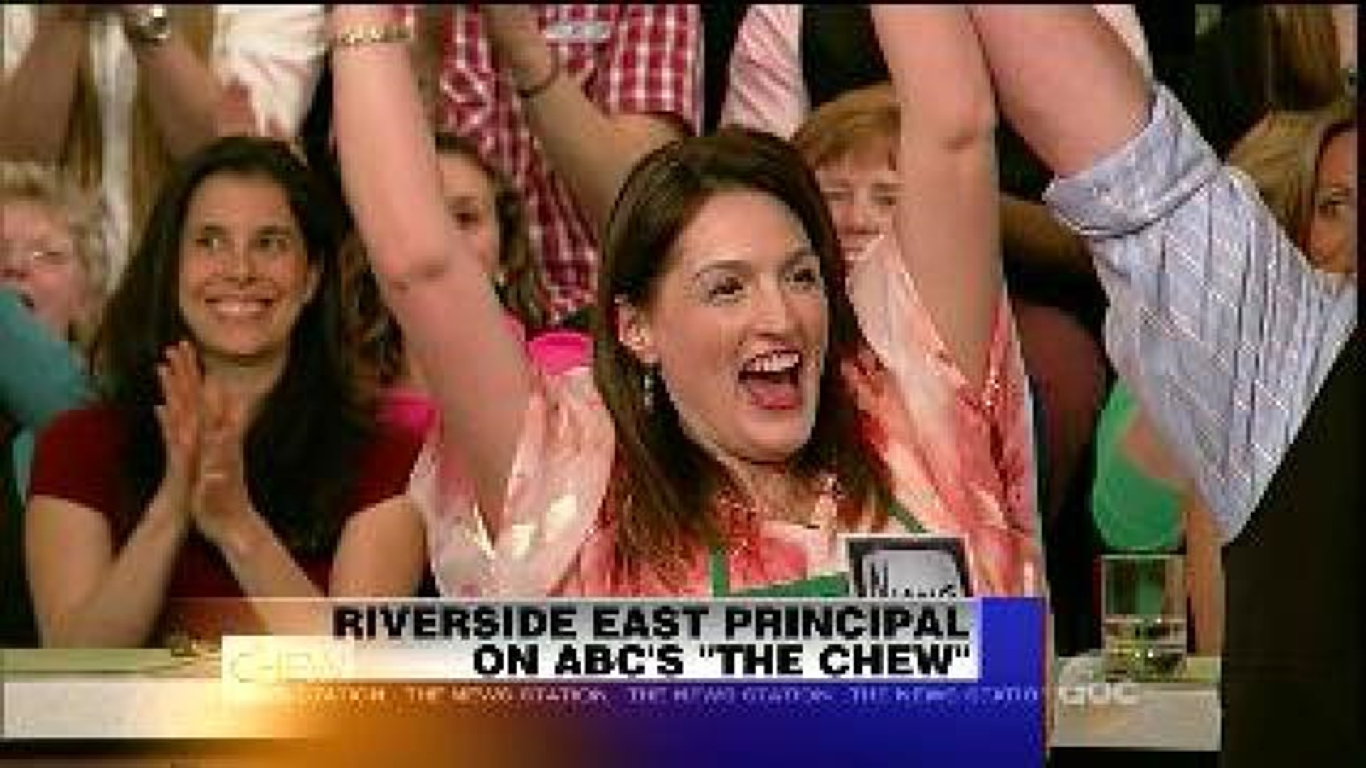 Riverside East Principal On ABC’s “The Chew”