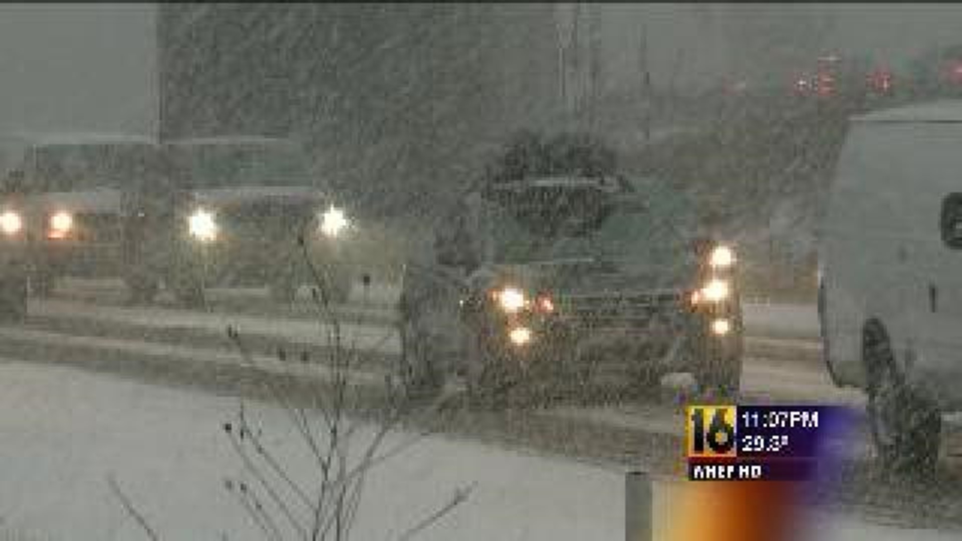 Wintry Roads Make Tough Travel Conditions