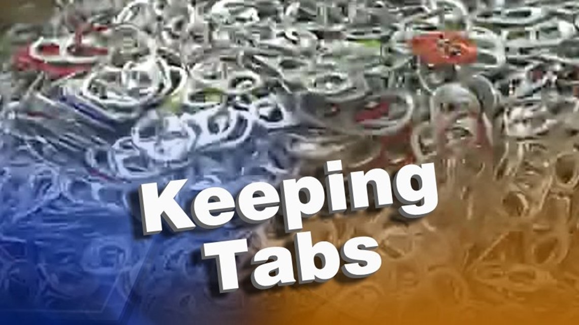 ‘The Walking Man’ Collects Can Tabs for Charity