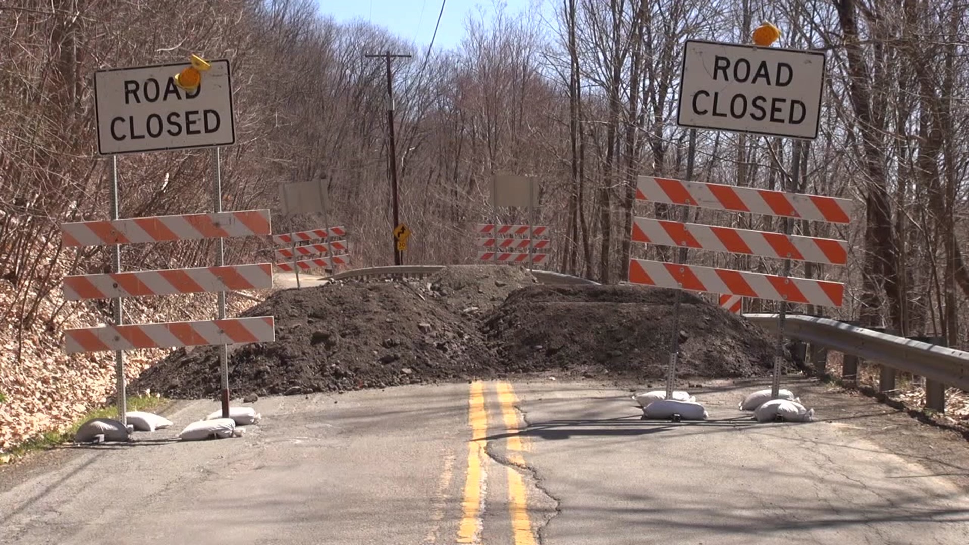 A road in Susquehanna County is closed due to an embankment slide and it will remain that way for quite some time, causing headaches for those living nearby.