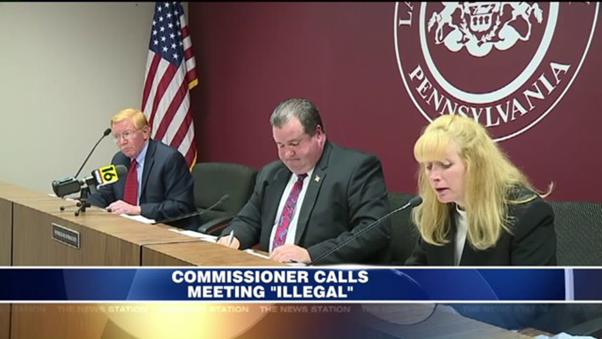 Commissioner Calls Meeting `Illegal`