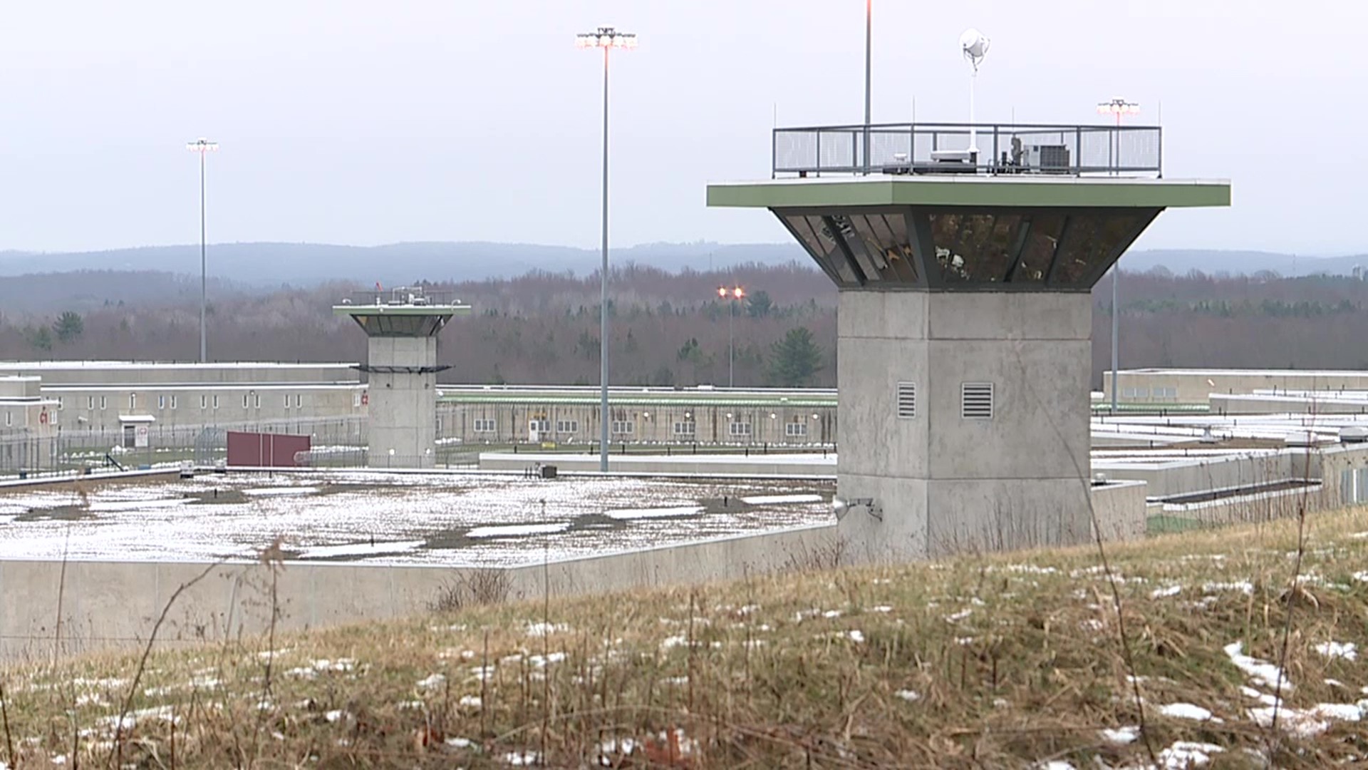The federal prison near Waymart would appear to be business as usual but that's not the case from the inside