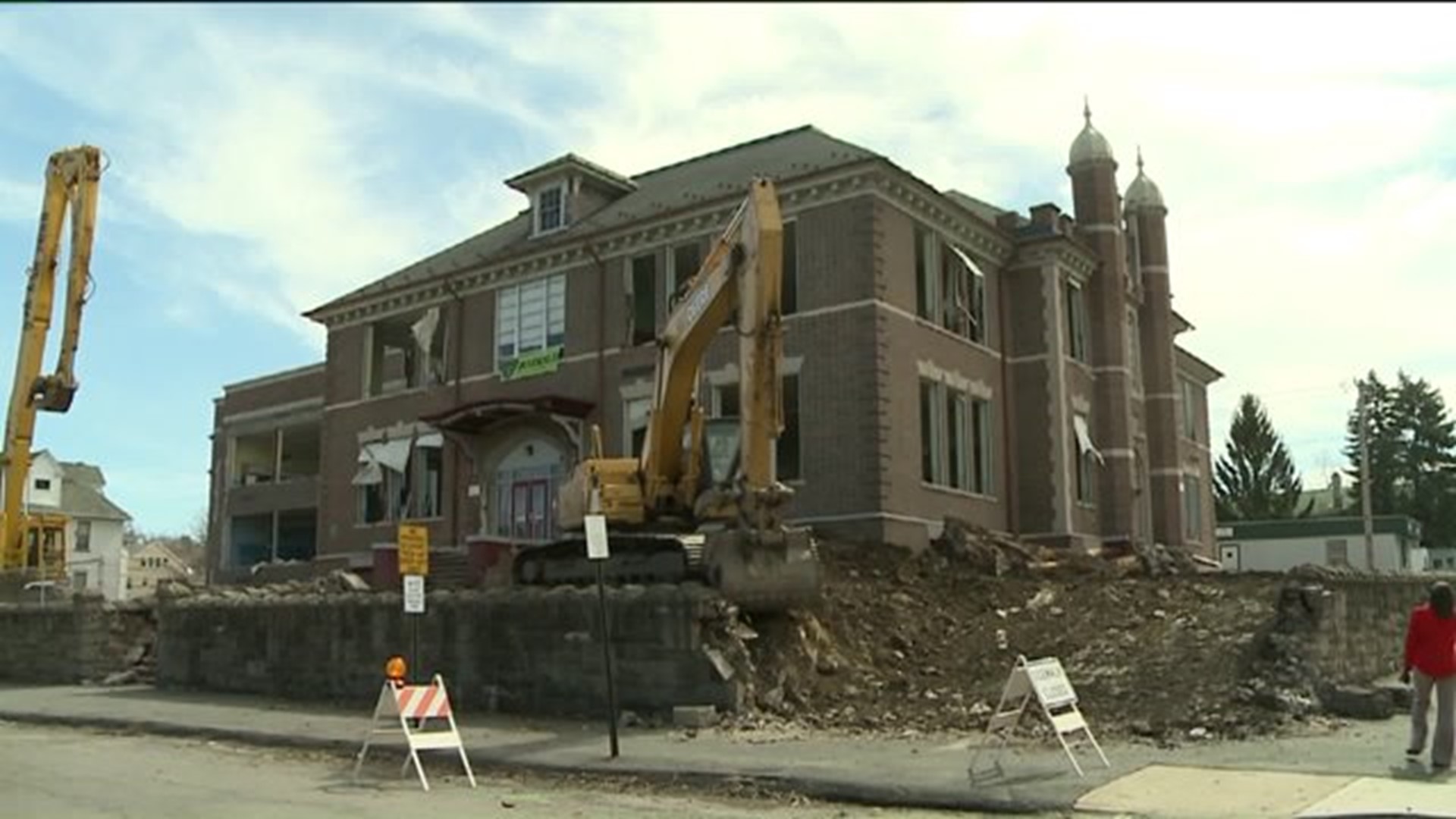 Demolition Begins at Audubon School