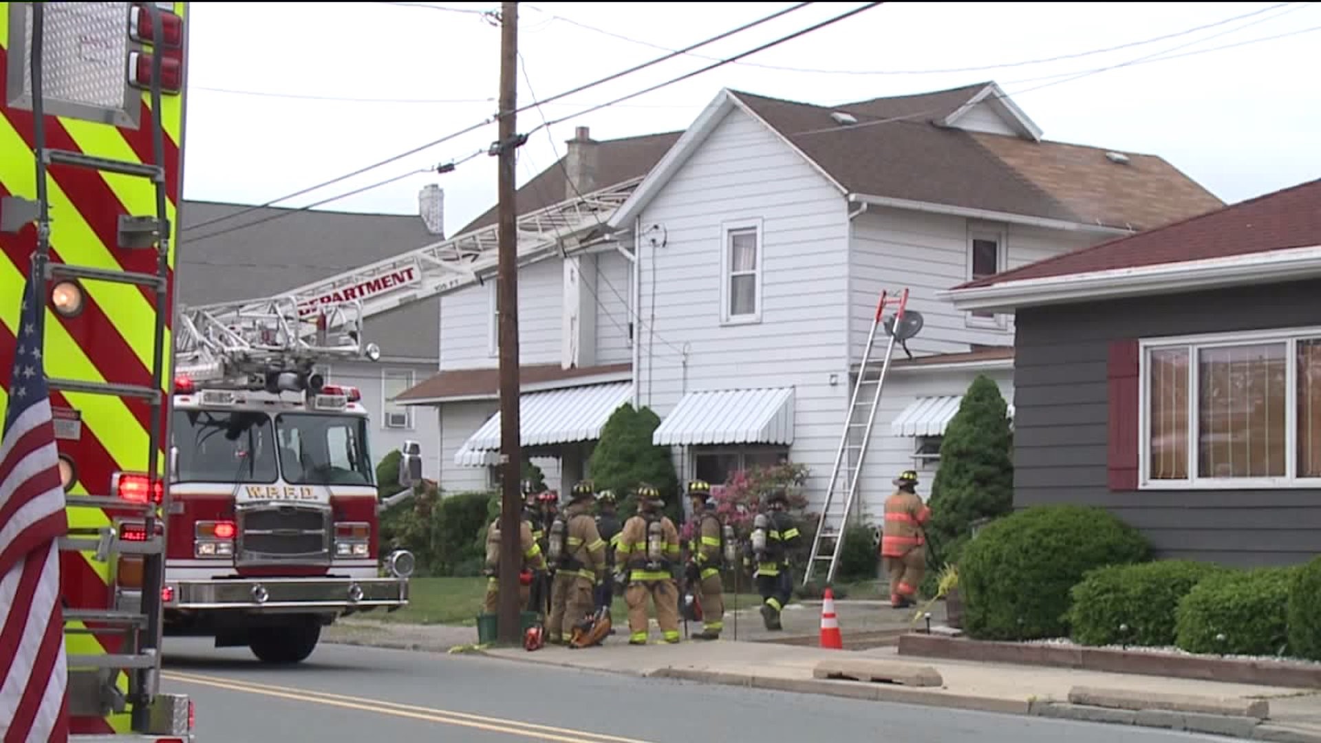 Kitchen Fire Forces Family from Home