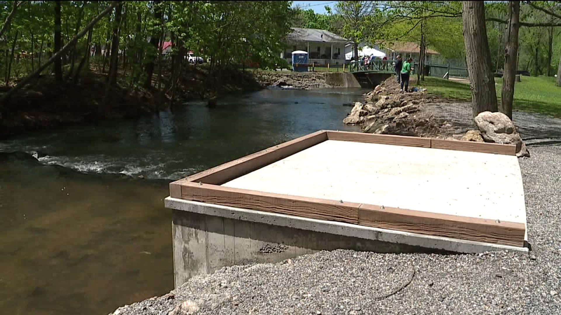 Scout Builds Accessible Fishing Pier in Schuylkill County