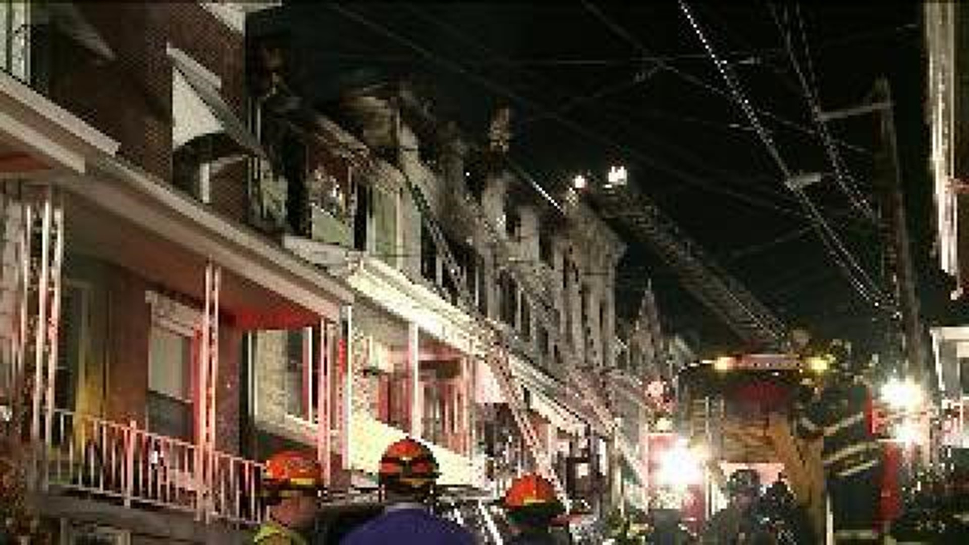 Fire In Four Apartments Displaces 10 People
