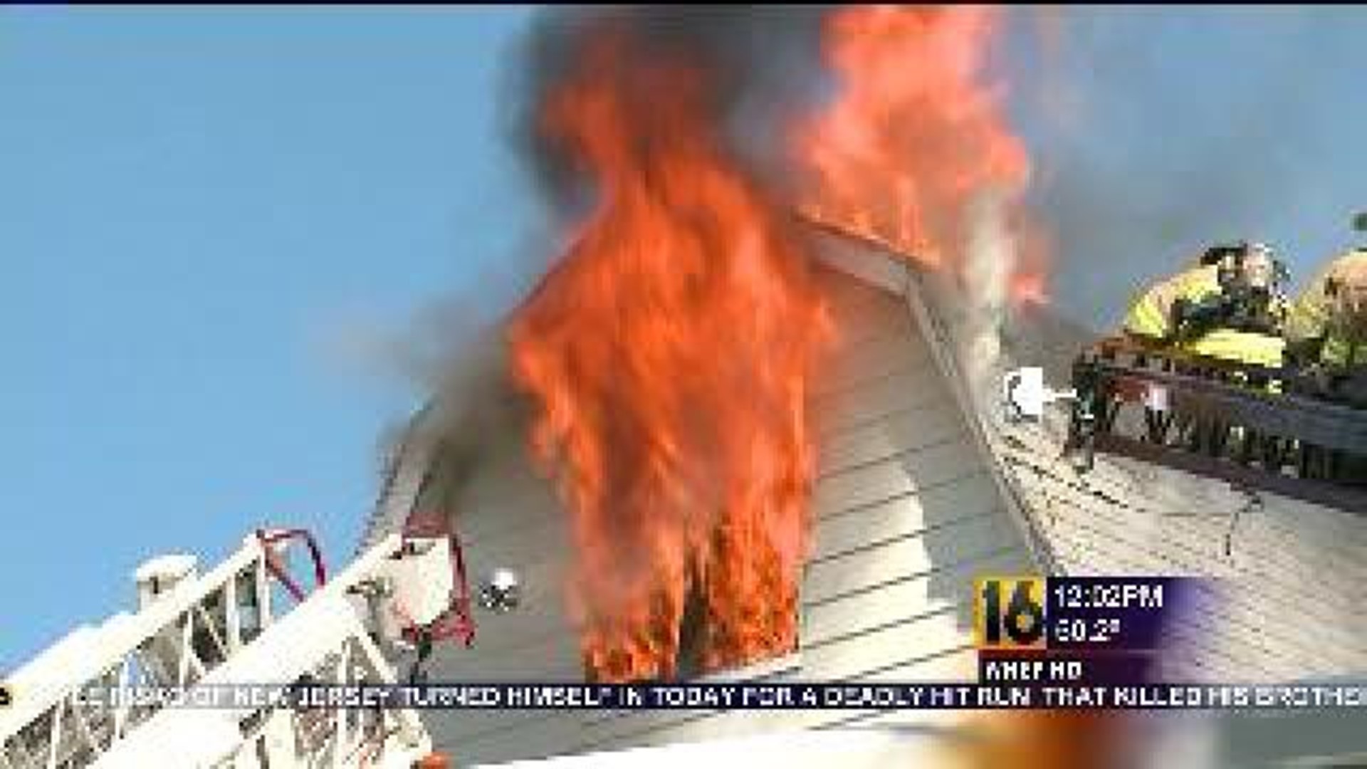 Dogs Rescued, Home Ruined By Blaze