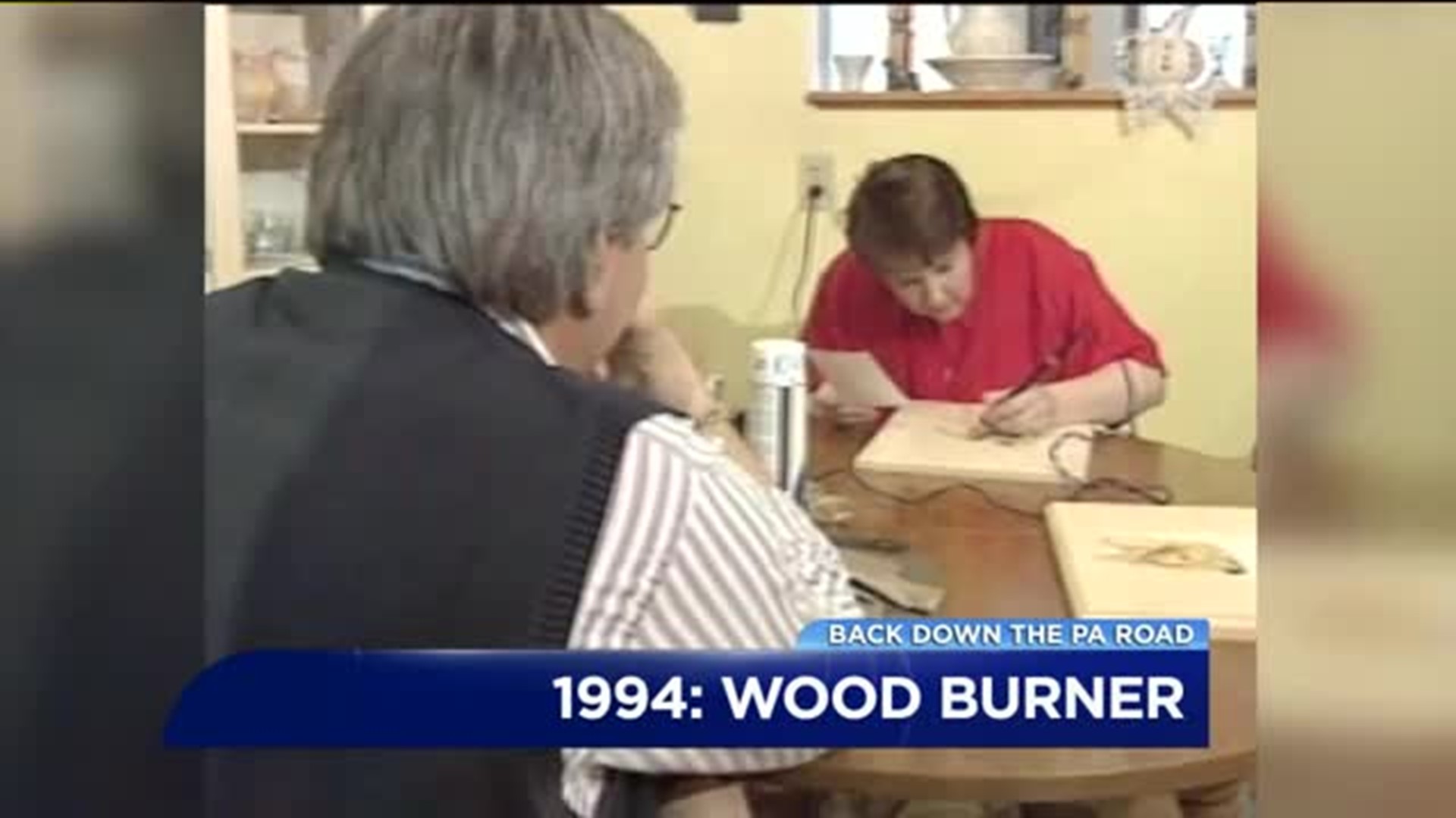 Back Down The Pennsylvania Road: Woodburning and Watercolor