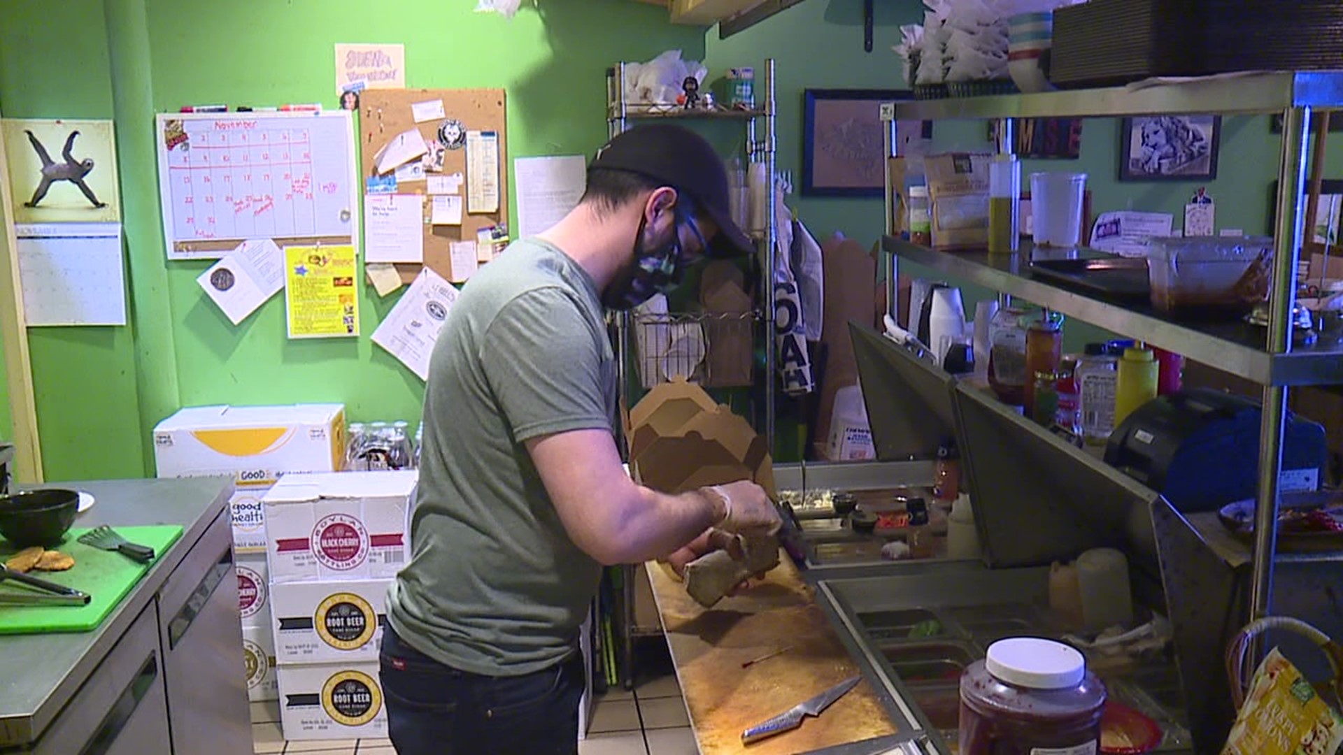 Restaurants in downtown Scranton hope the move drums up takeout business.