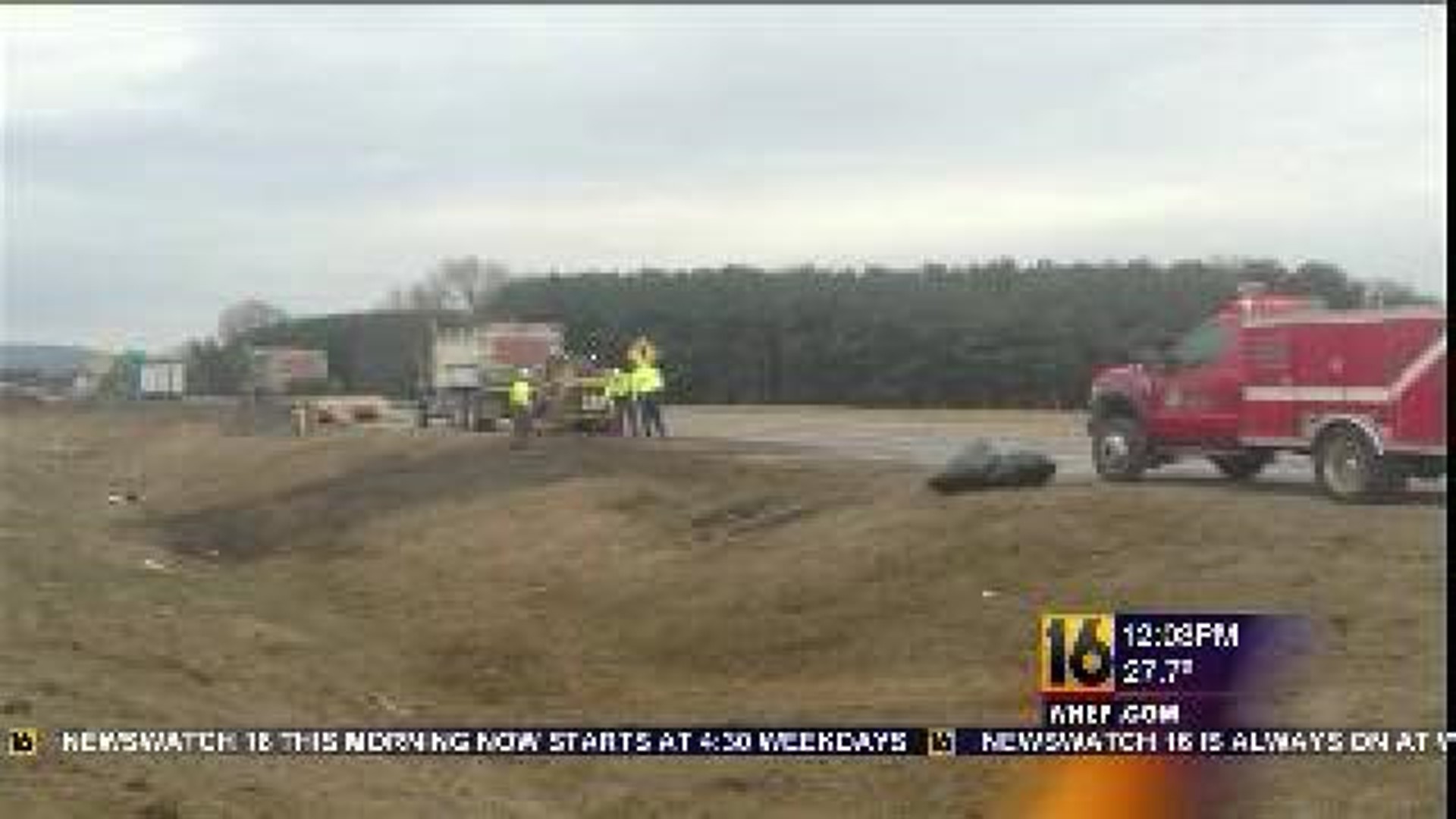 Interstate Lanes Open After Clean Up