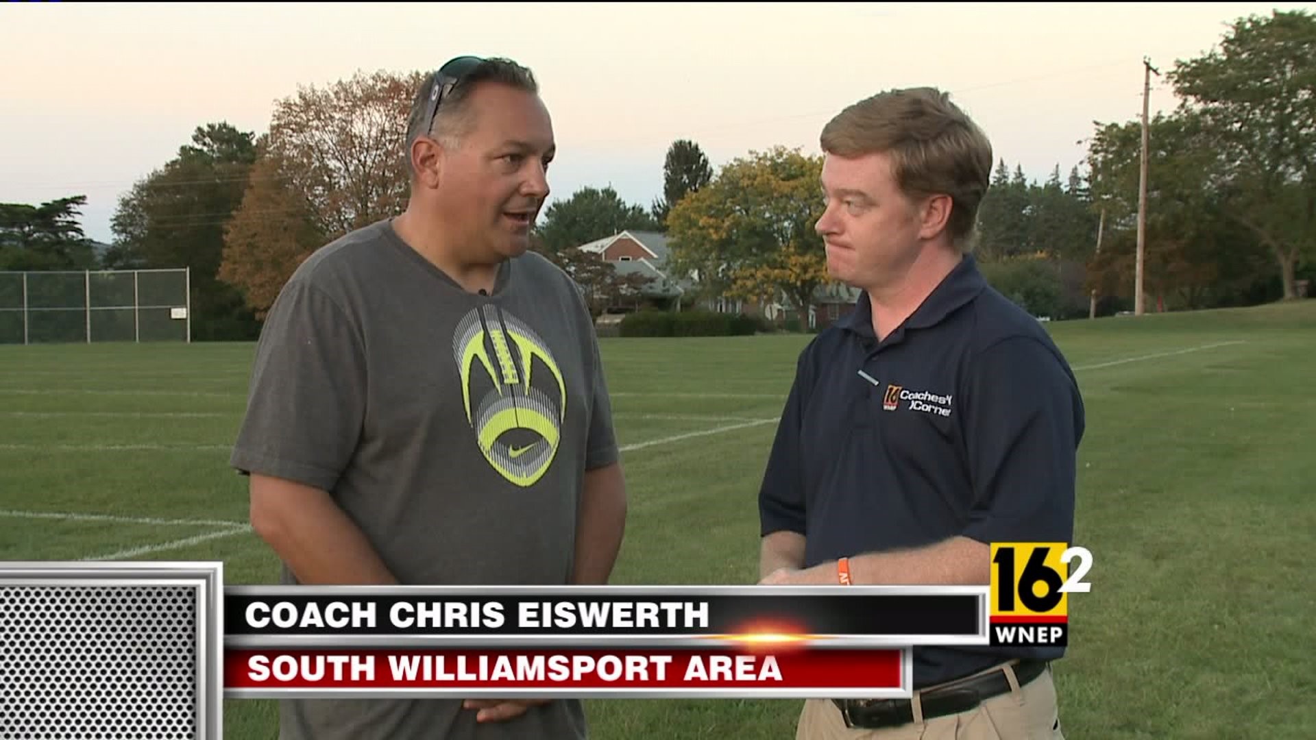 Todd Bartley and South Williamsport`s Chris Eiswerth
