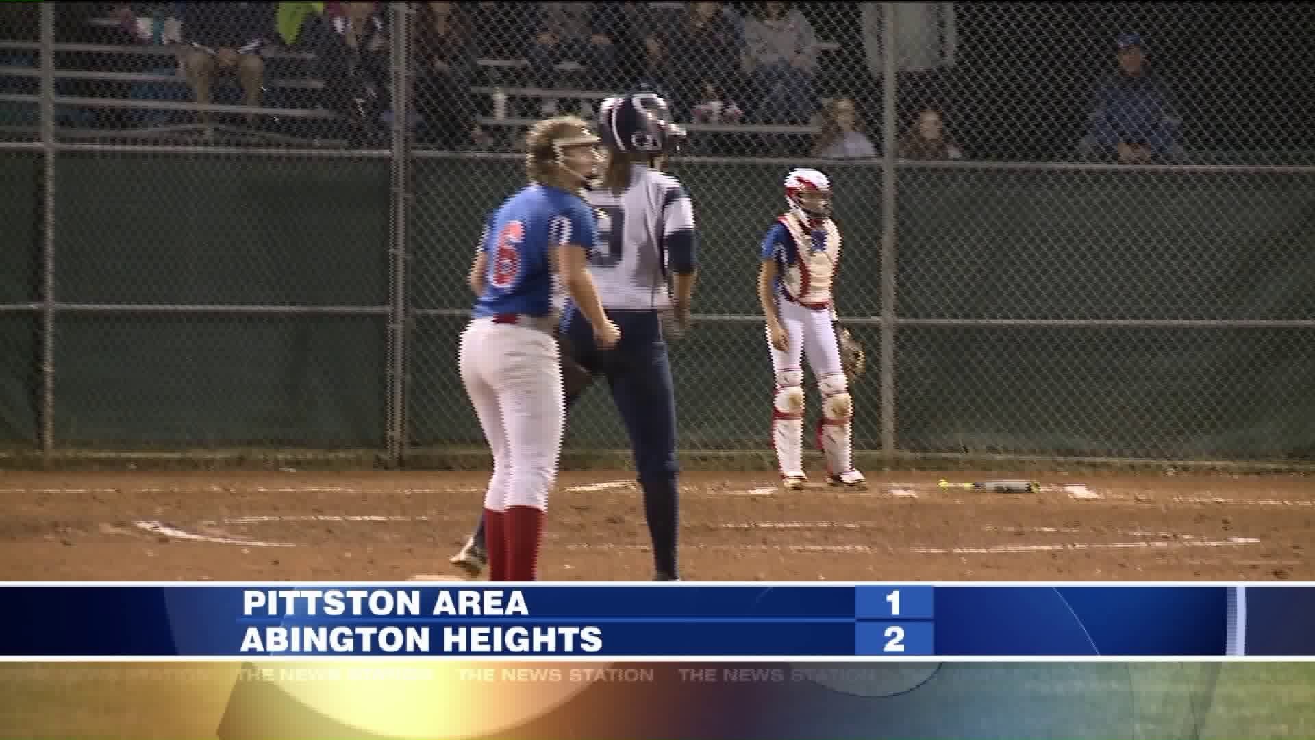 Pittston Area vs Abington Heights softball