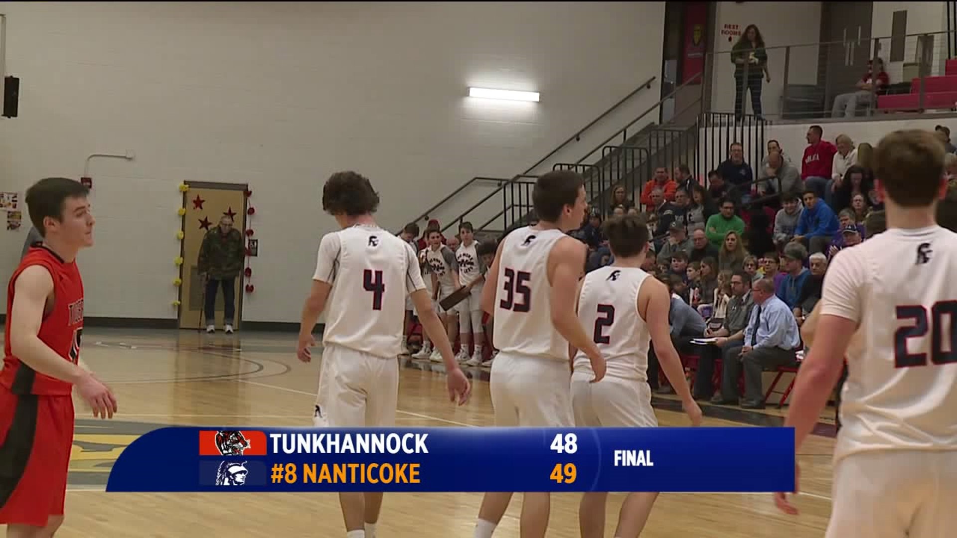 Nanticoke Boys Survive Tunkhannock in District Semifinals