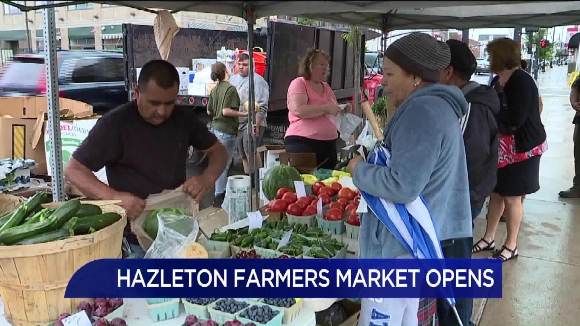 Annual Farmers` Market Opens in Hazleton