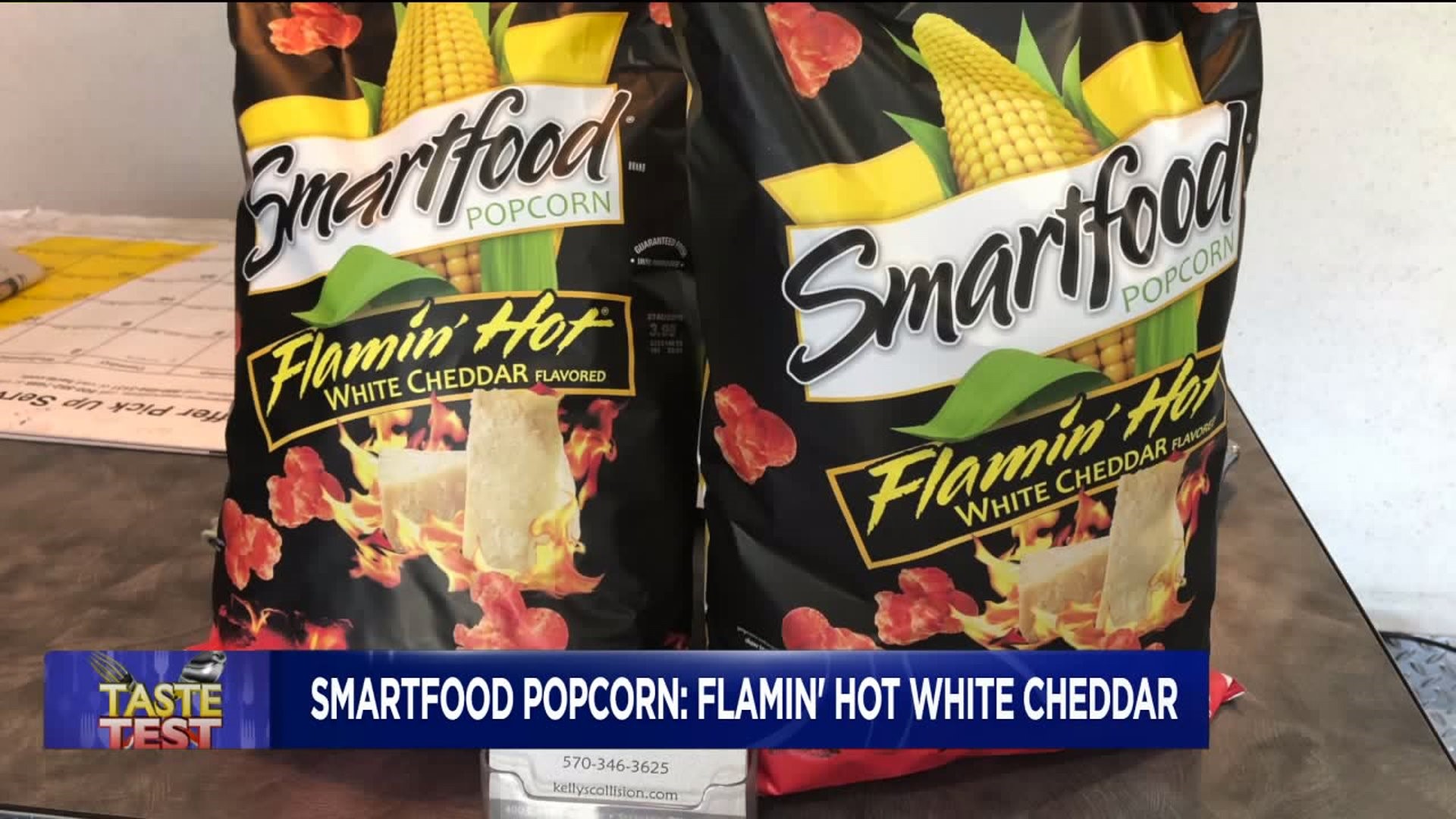 Taste Test: Smartfood Popcorn "Flamin` Hot White Cheddar"