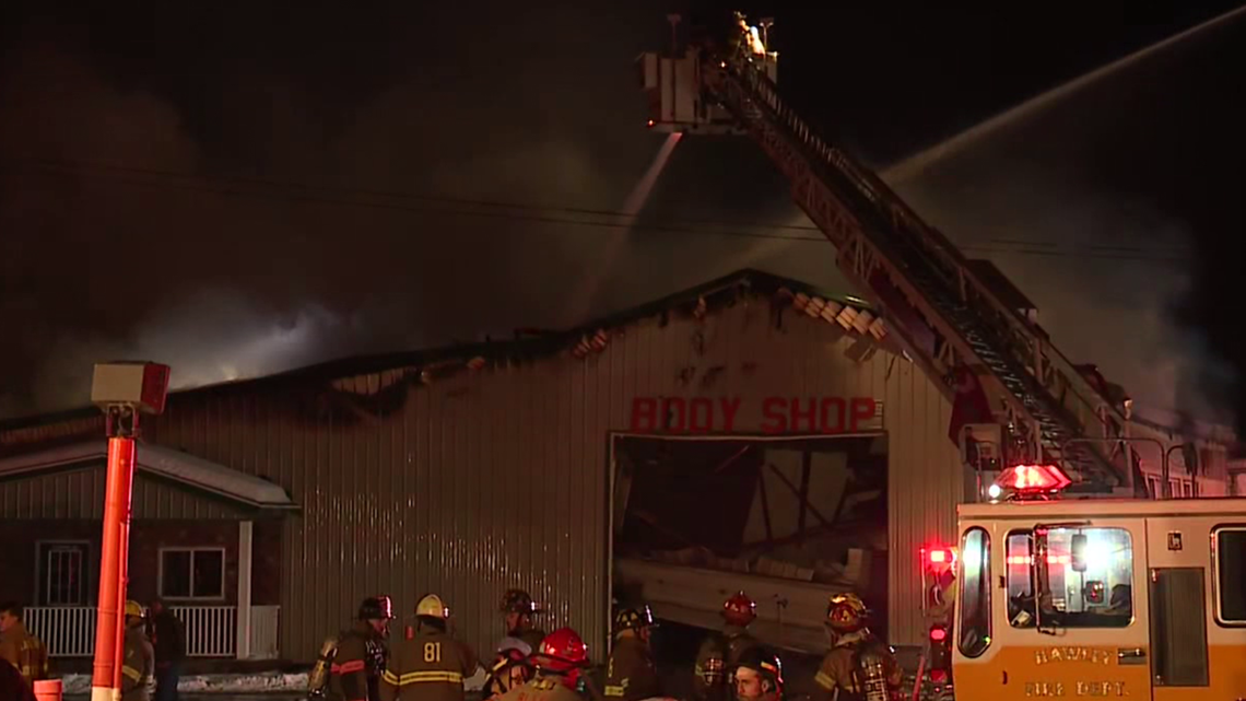 Flames damage business in Wayne County | wnep.com